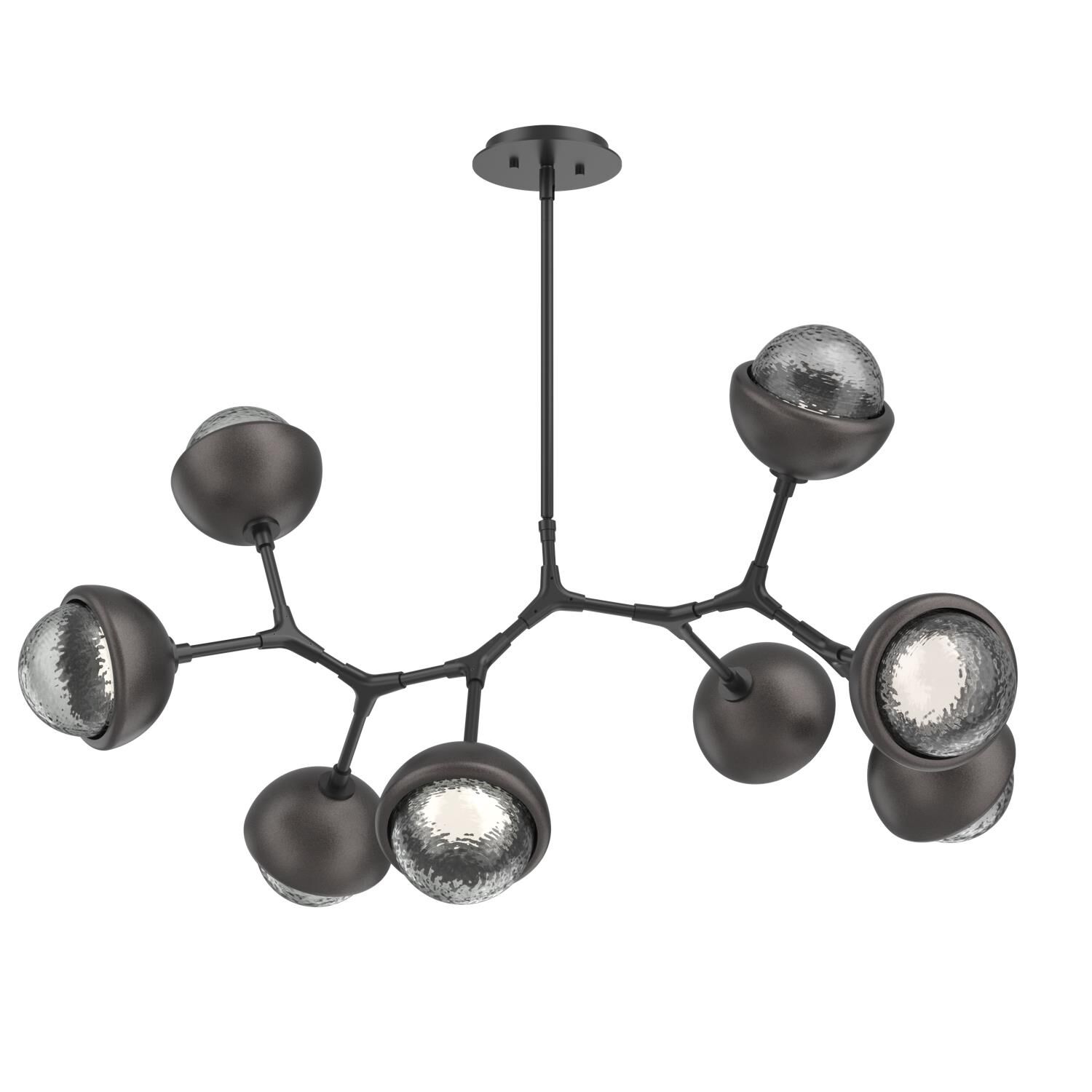 Levi Wilson Cabochon 38 Inch Linear Suspension Light by Hammerton Studio