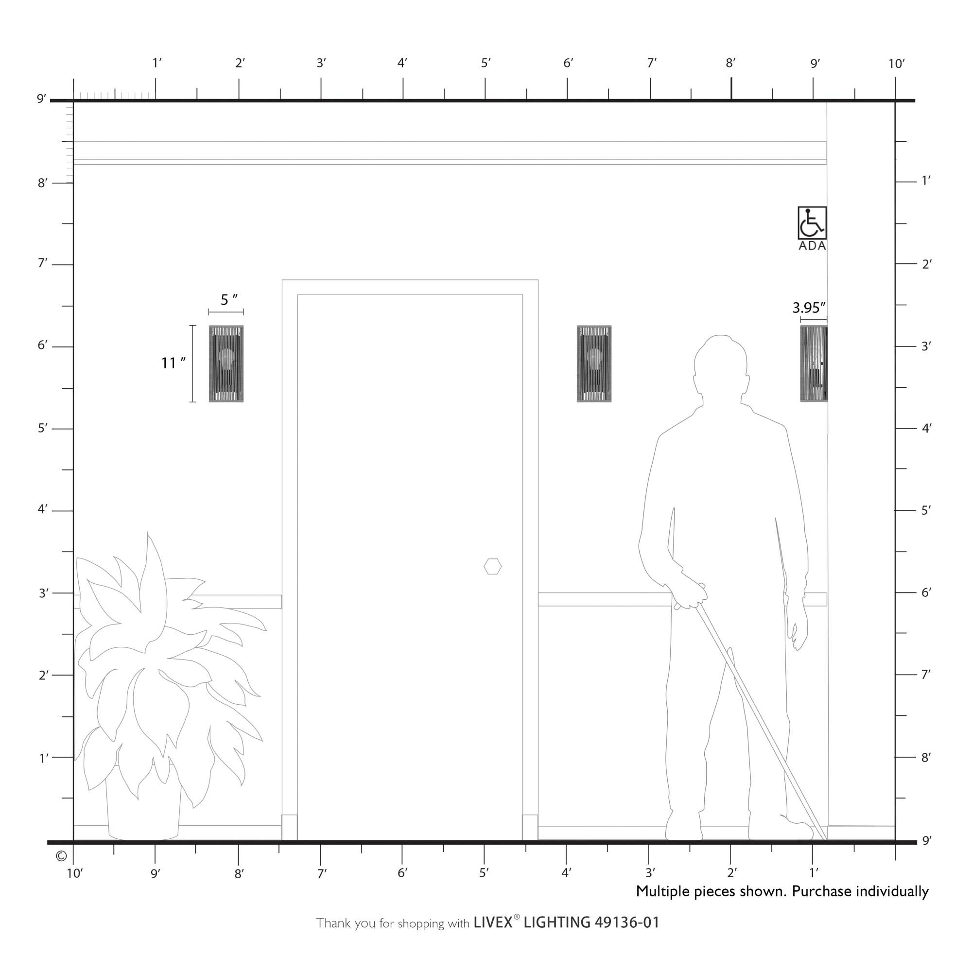 Shown in Antique Brass finish and Hand-Woven Dark Chocolate Color Polyester Rope shade