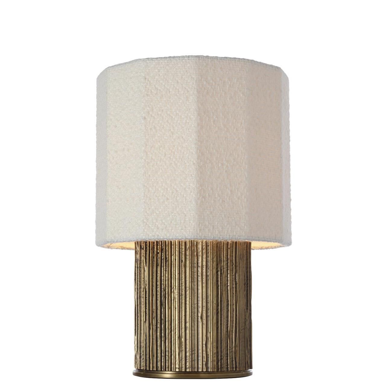 Shown in Ridged Tombac finish and Decorative Boucle shade