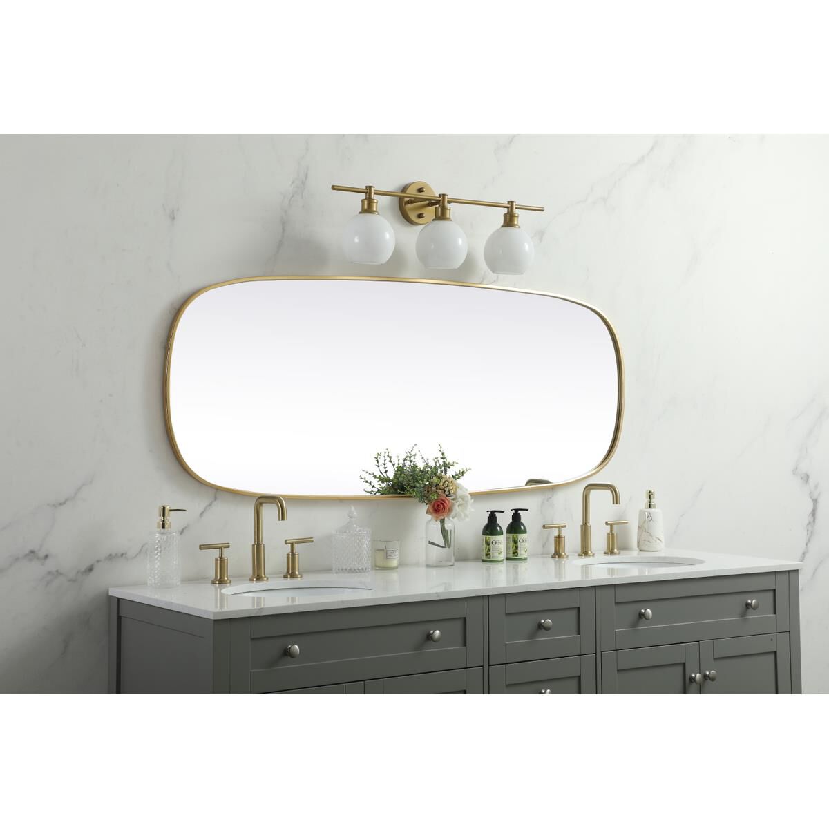 Brynn 60 Inch Decorative Mirror by Elegant Decor