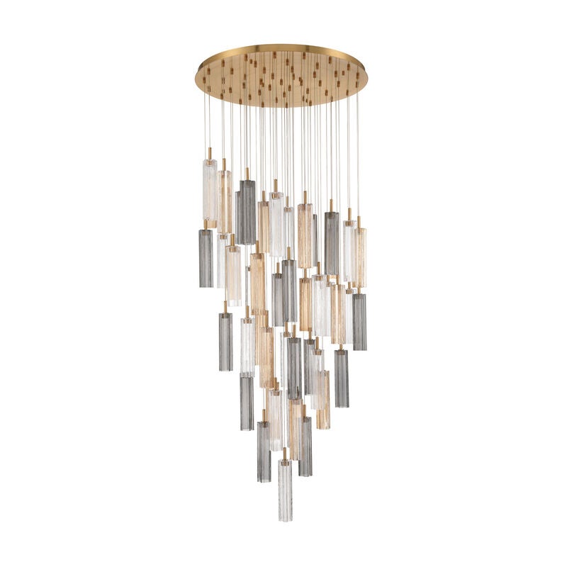 Addis 36 Inch Multi Light Pendant by Crystorama