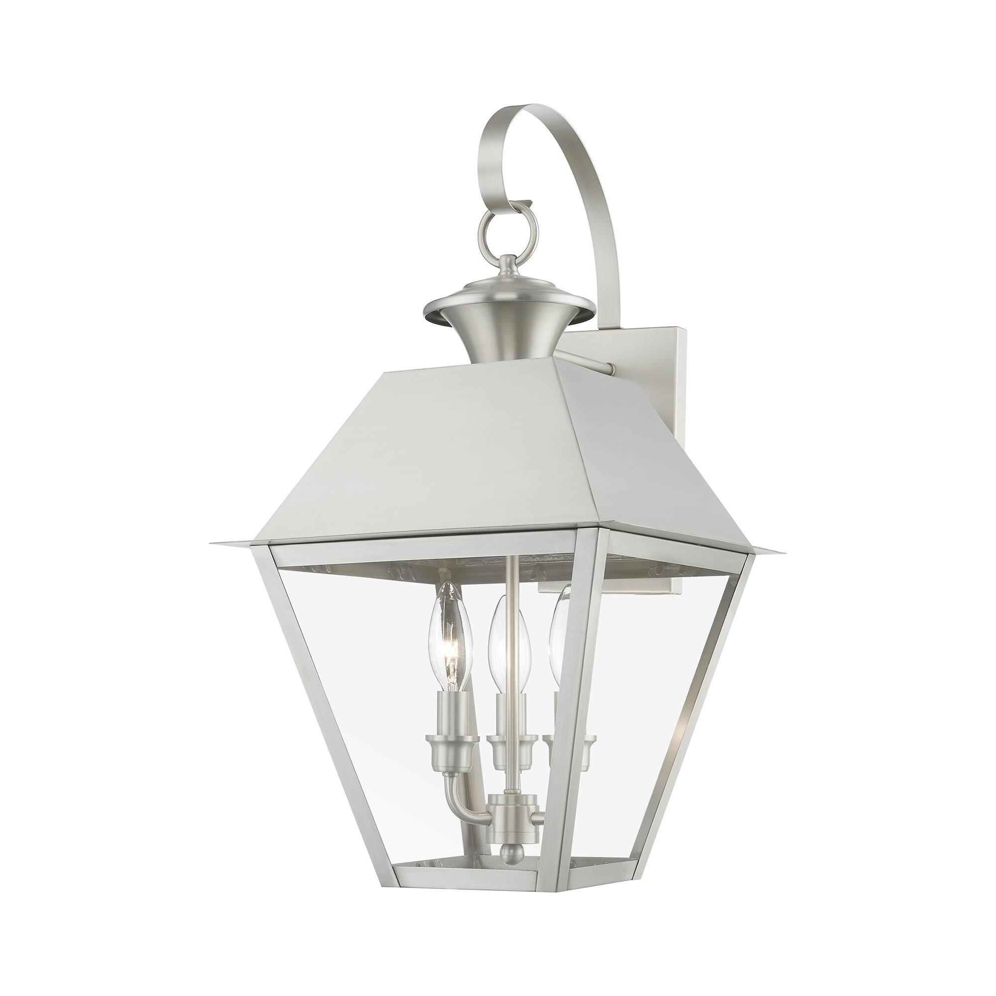 Wentworth 22 Inch Tall 3 Light Outdoor Hanging Lantern by Livex Lighting