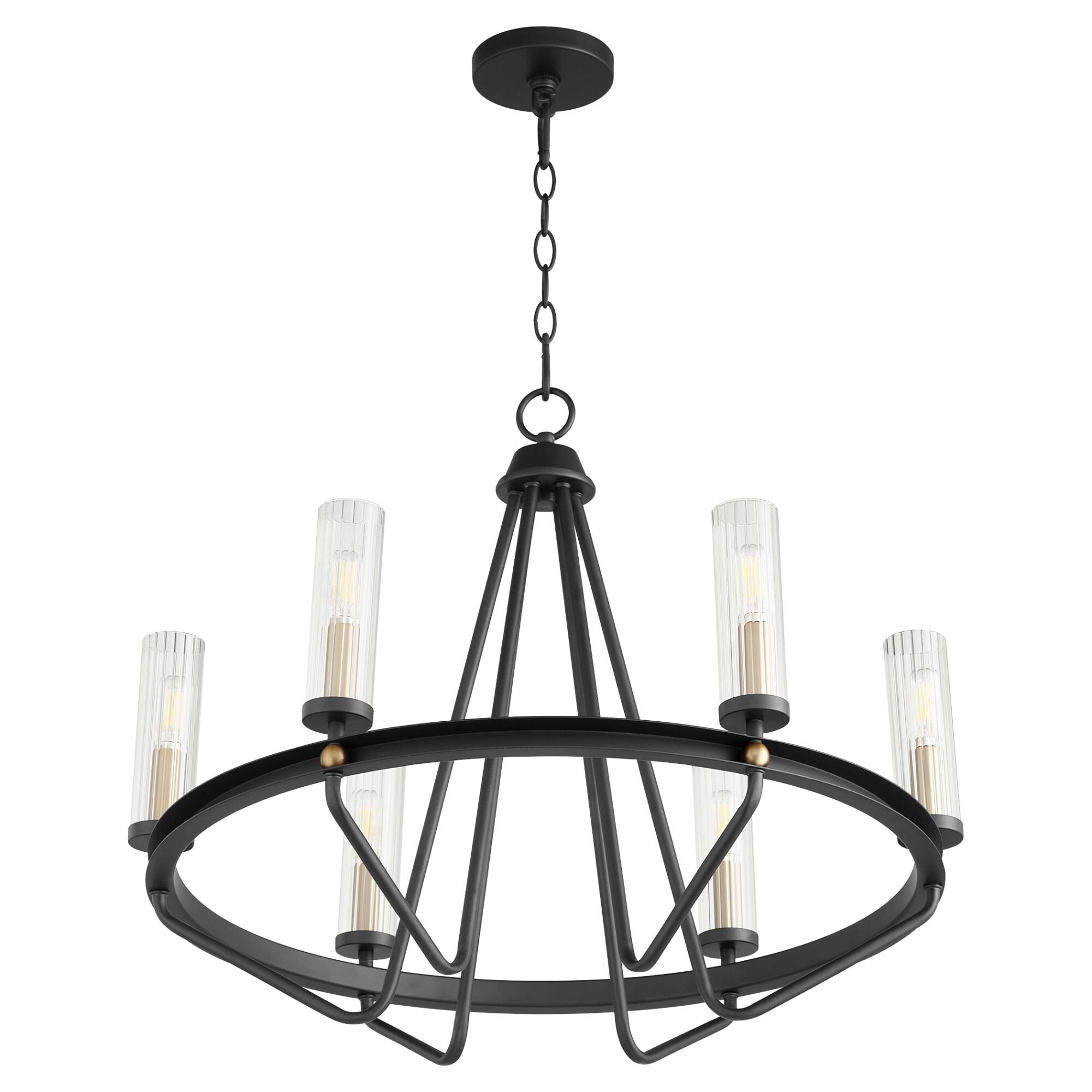Empire 26 Inch 6 Light Chandelier by Quorum International