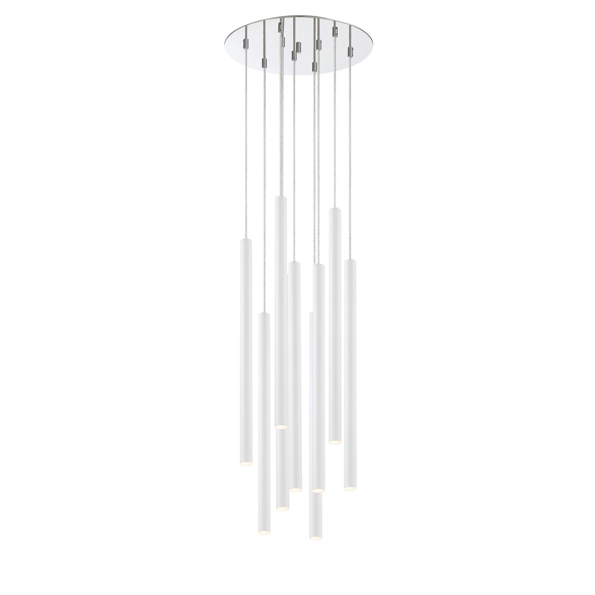 Forest 16 Inch 9 Light LED Multi Light Pendant by Z-Lite