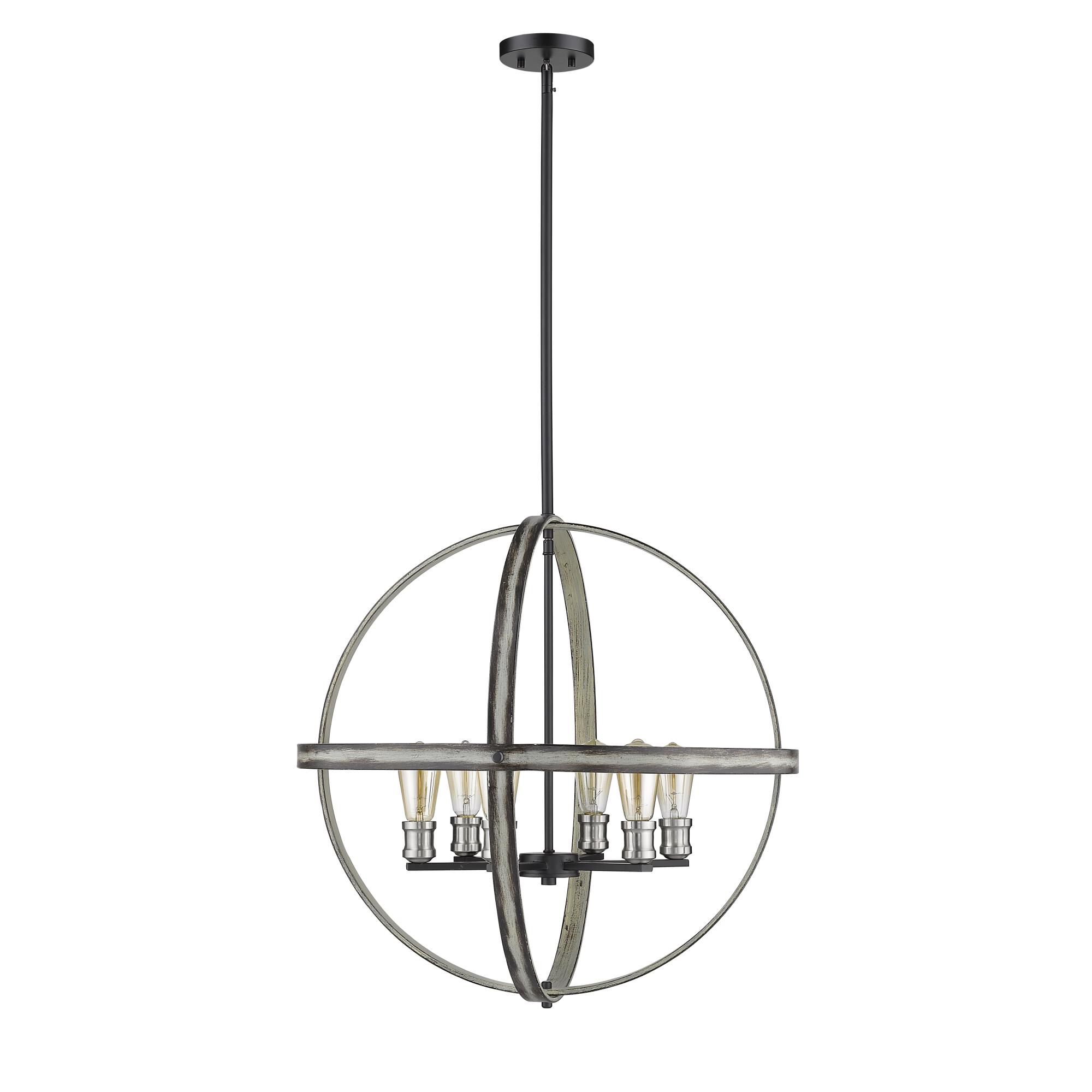 Kirkland 26 Inch 6 Light Chandelier by Z-Lite