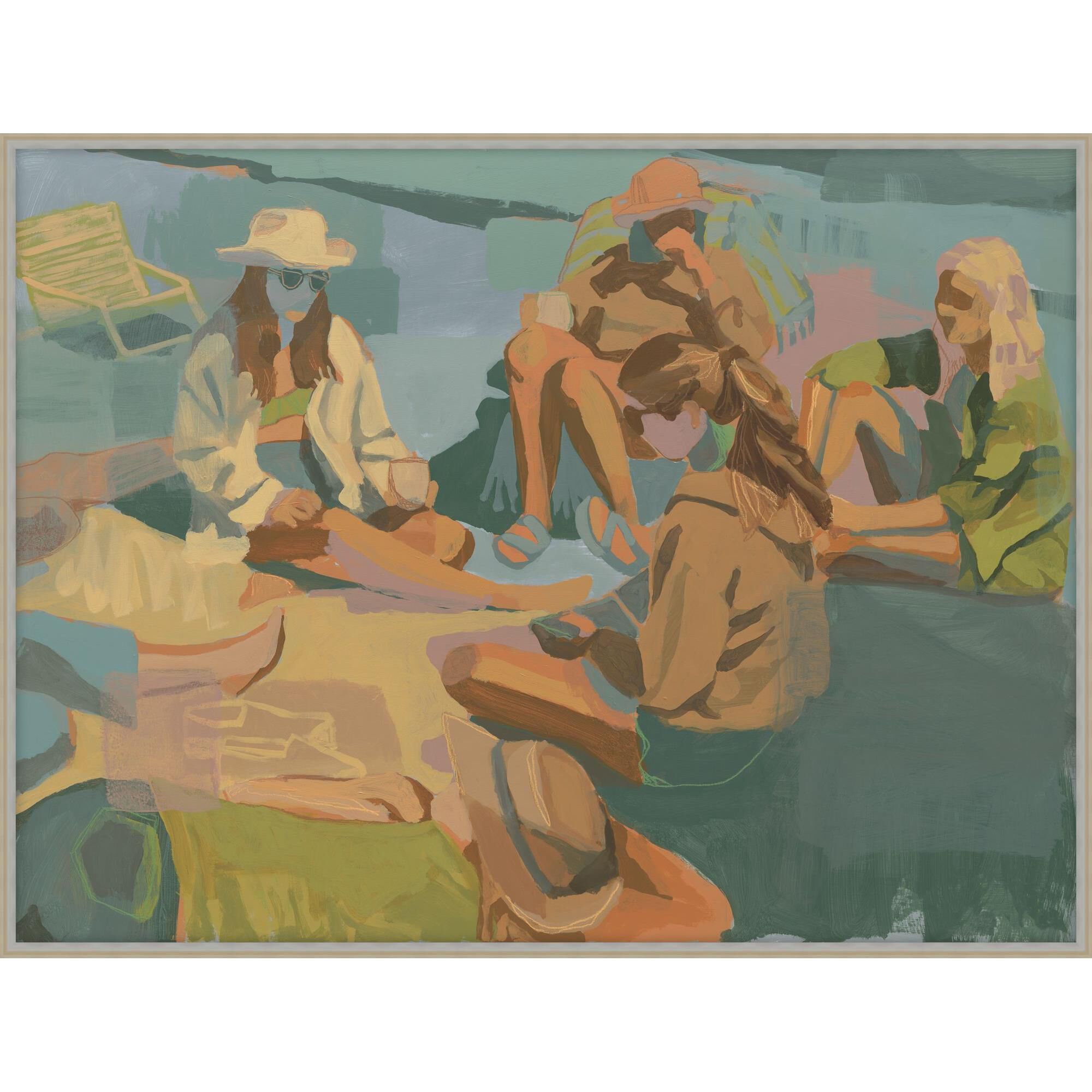 Katherine Corden Basking In The Glow Print by LEVEL57