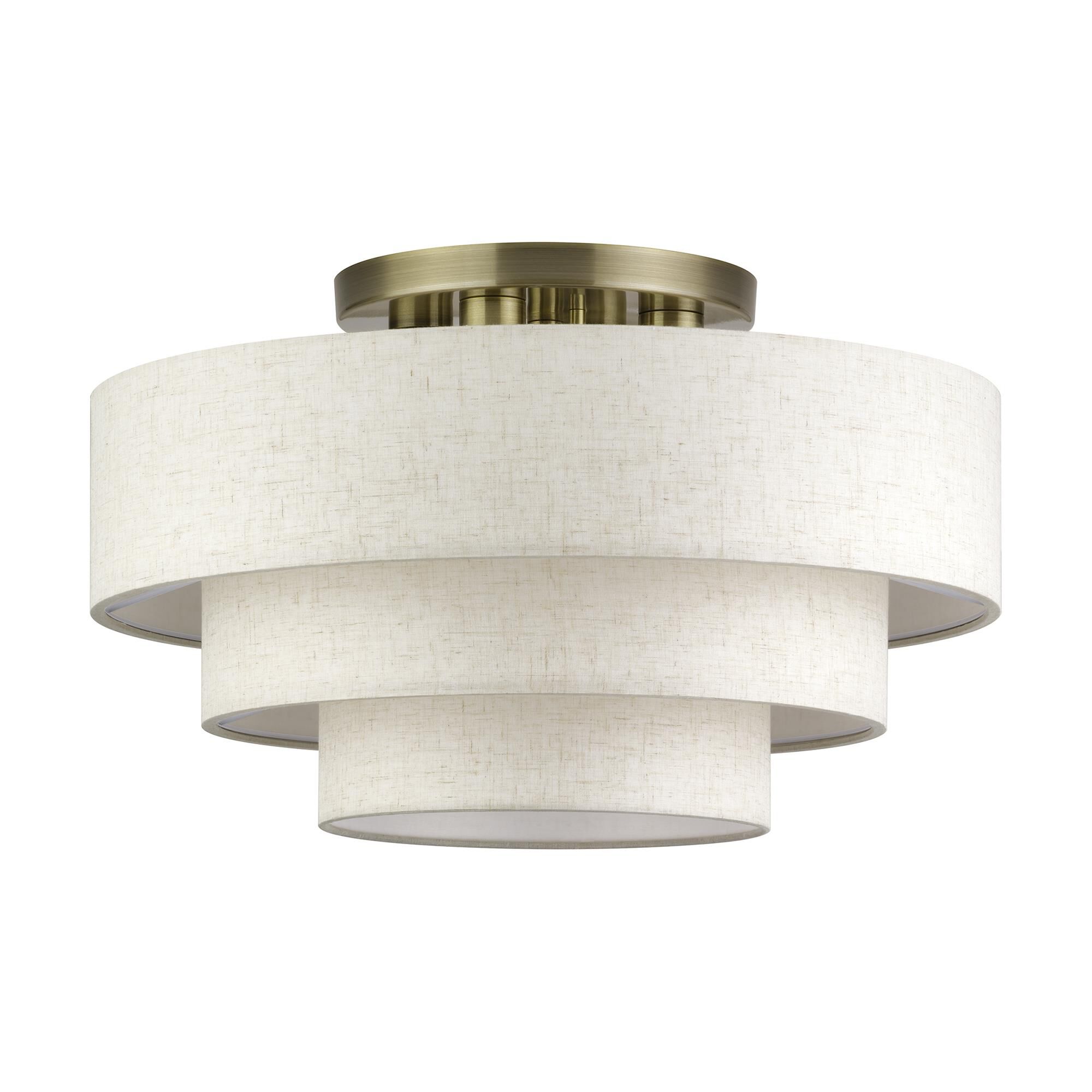 Manorwood 21 Inch Semi Flush Mount by Livex Lighting