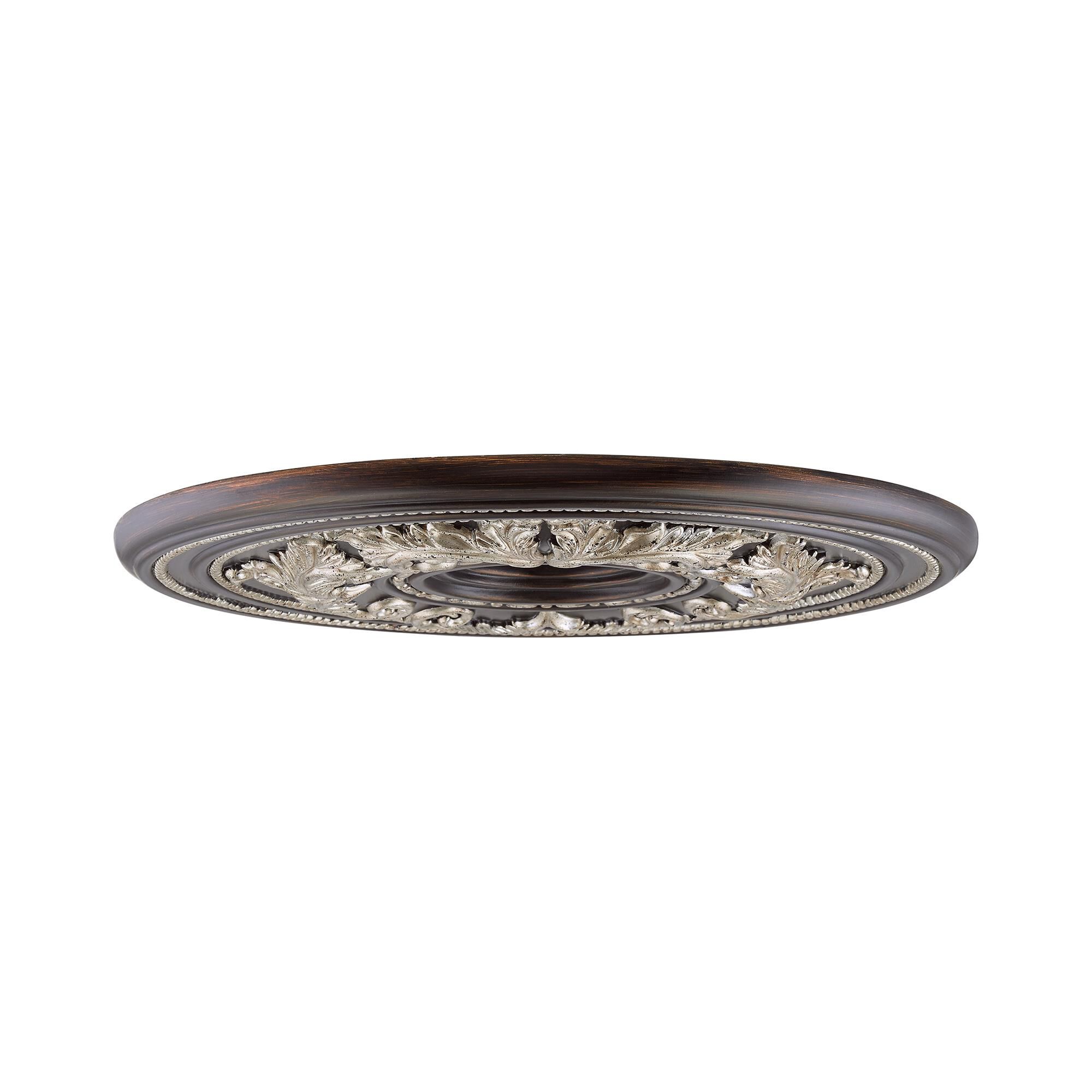 Shown in Hand Rubbed Bronze-Antique Silver Accents finish