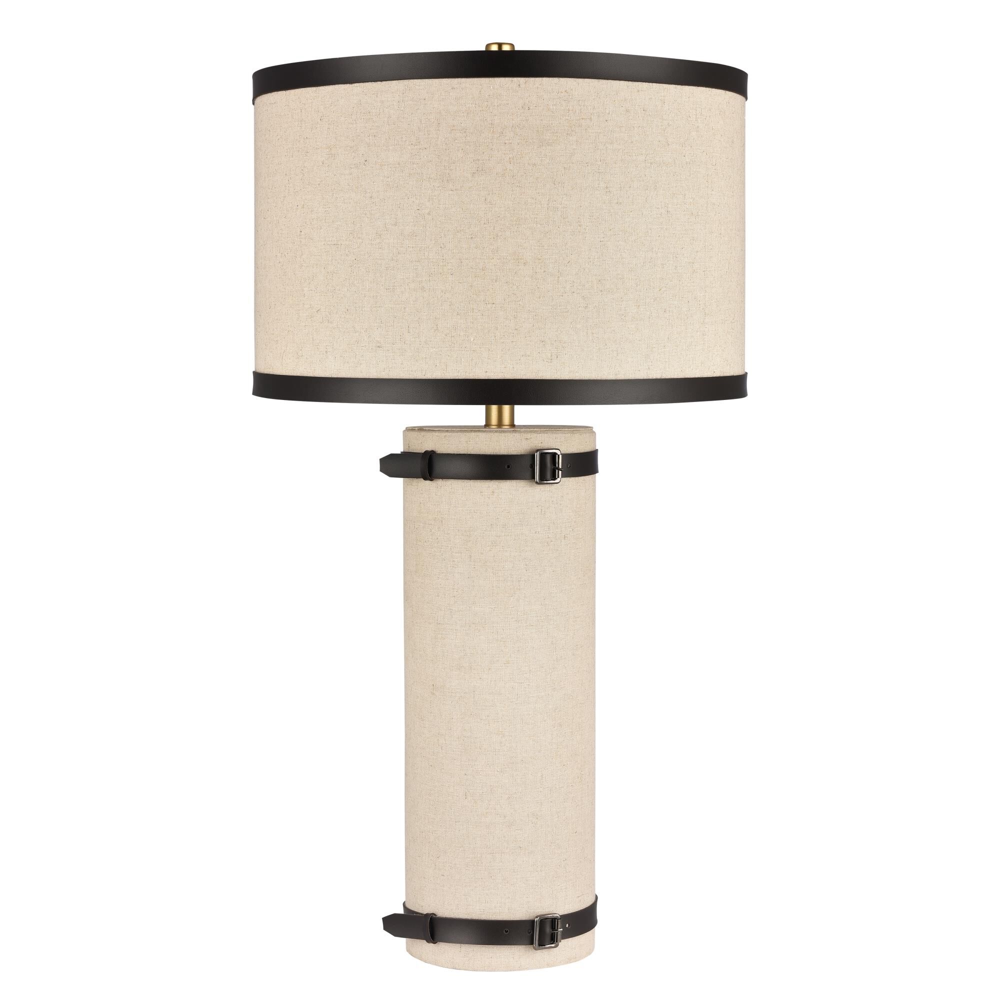 Shown in Oatmeal finish and Oatmeal Linen Drum Shade glass and Oatmeal Linen Drum shade