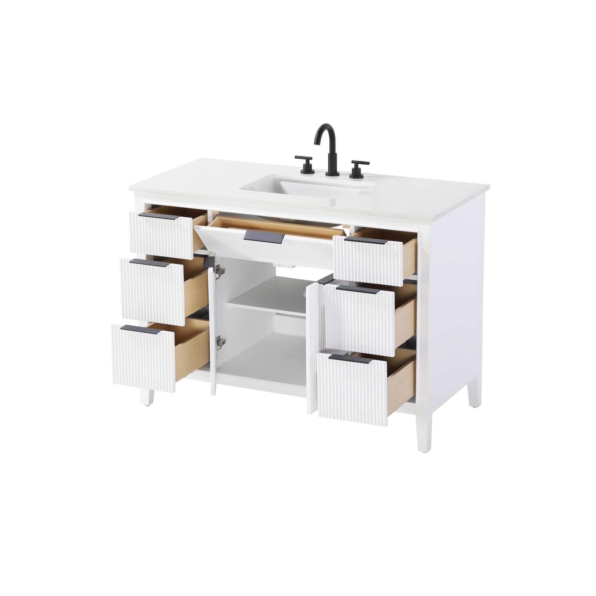 Langston 48 Inch Bath Vanity by Elegant Decor