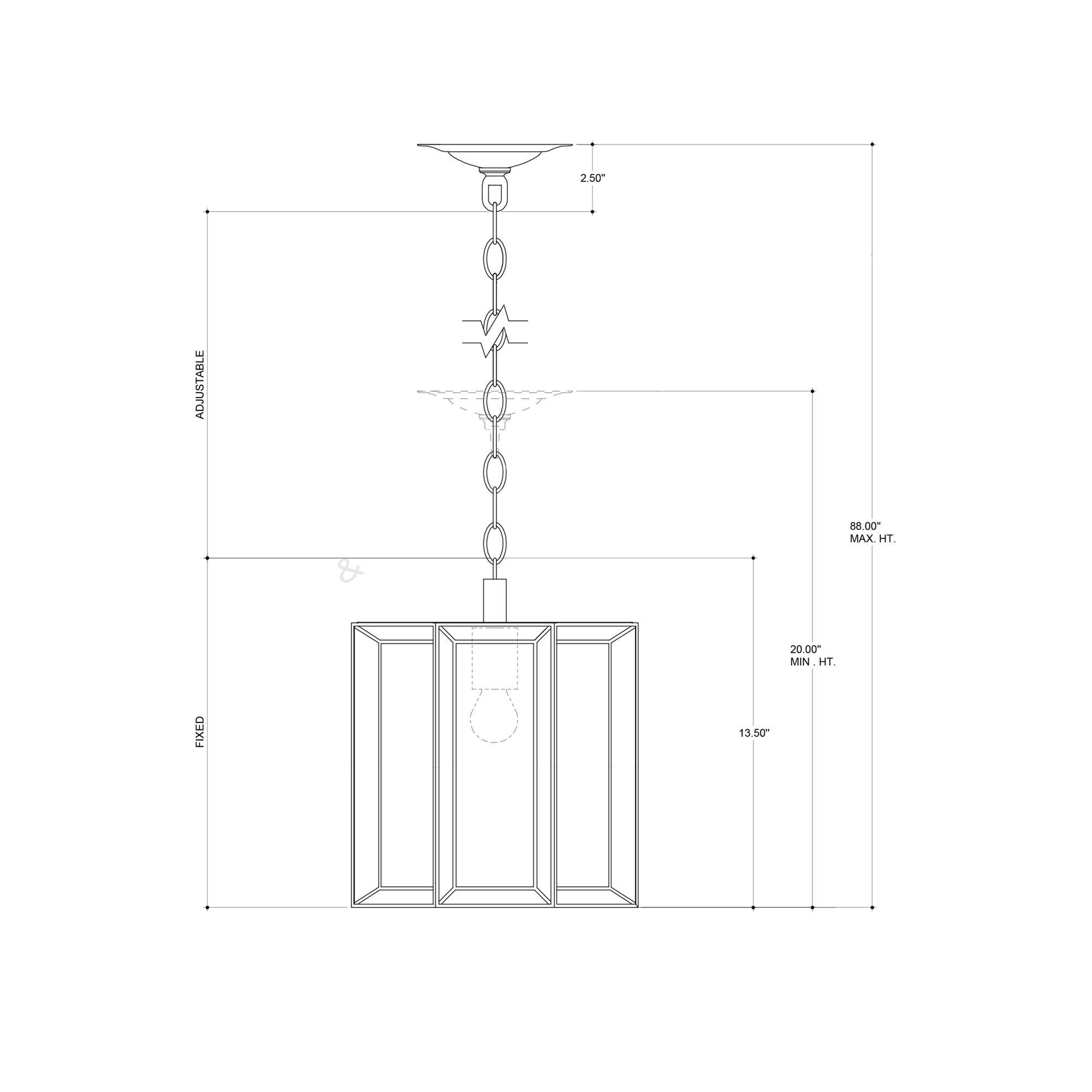 Daze 14 Inch Mini Pendant,