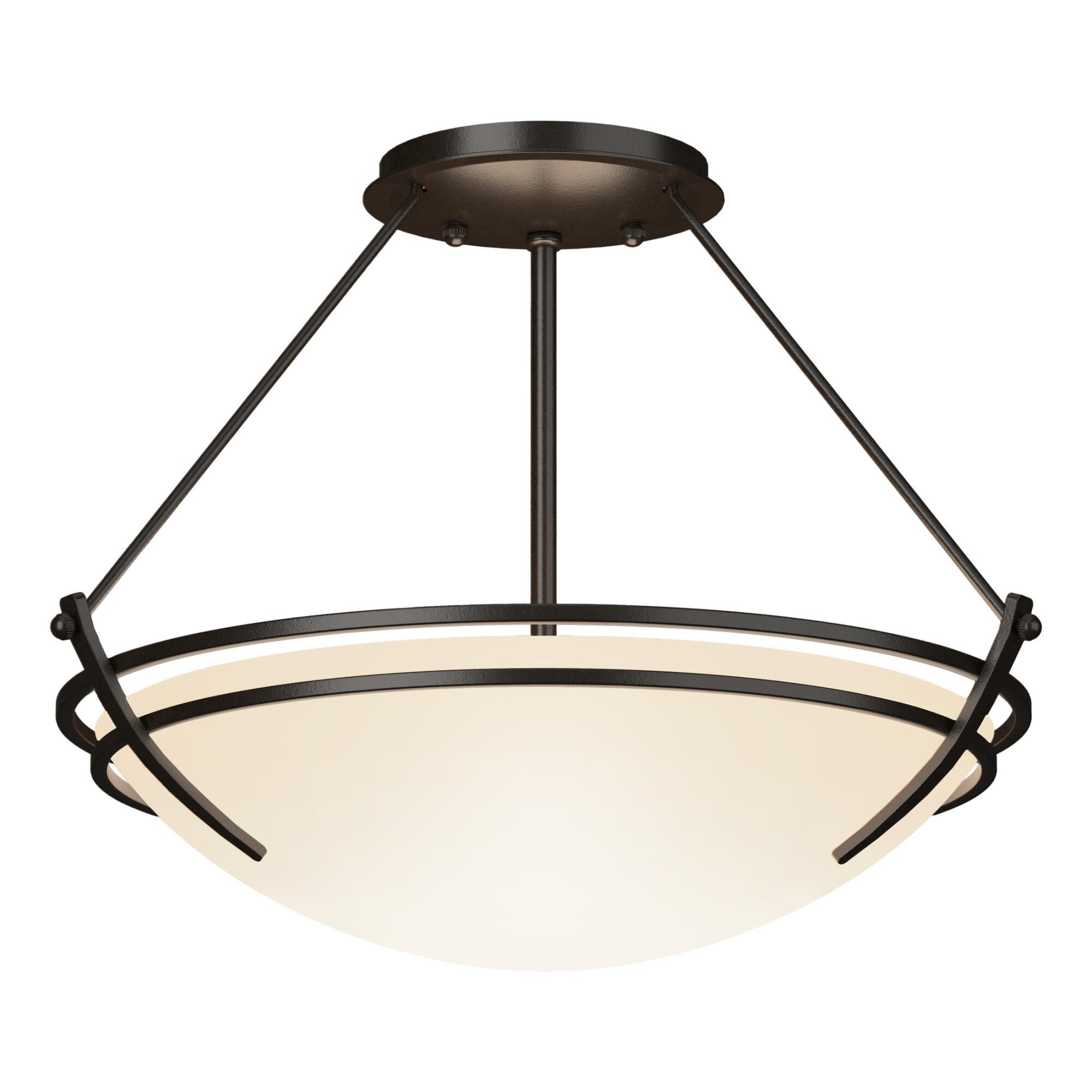 Presidio Tryne 16 Inch 2 Light Semi Flush Mount by Hubbardton Forge