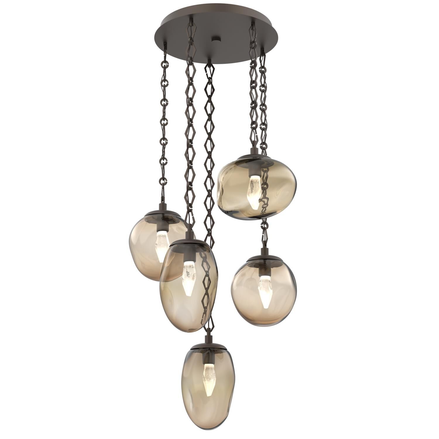 Levi Wilson Cosmos Led 24 Inch Multi Light Pendant by Hammerton Studio