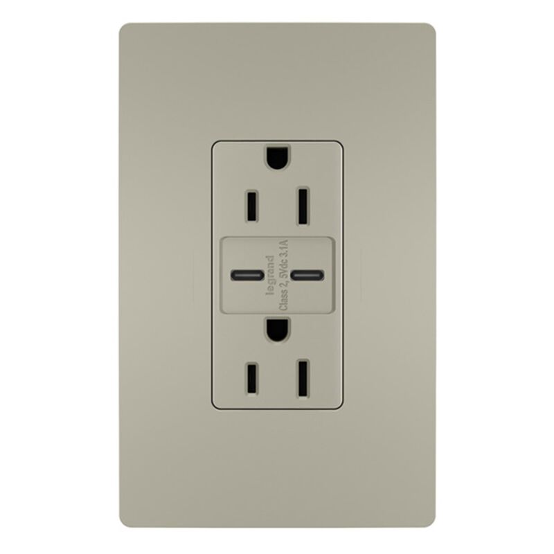Radiant Electrical Outlet by Legrand