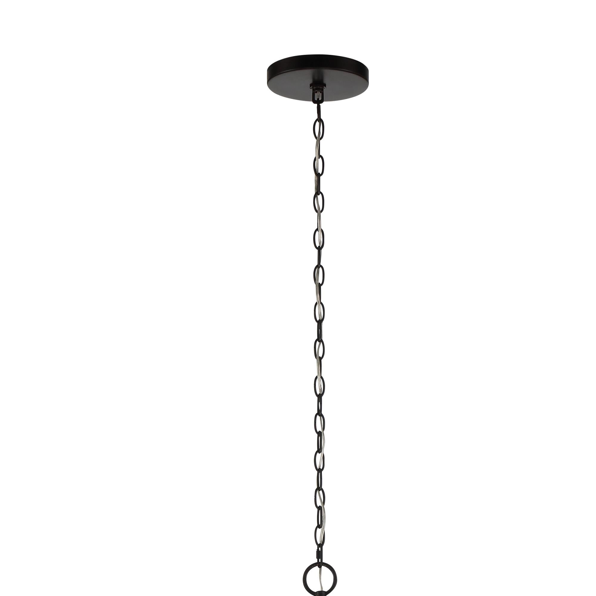 Zucca 38 Inch 6 Light Chandelier by Crystorama