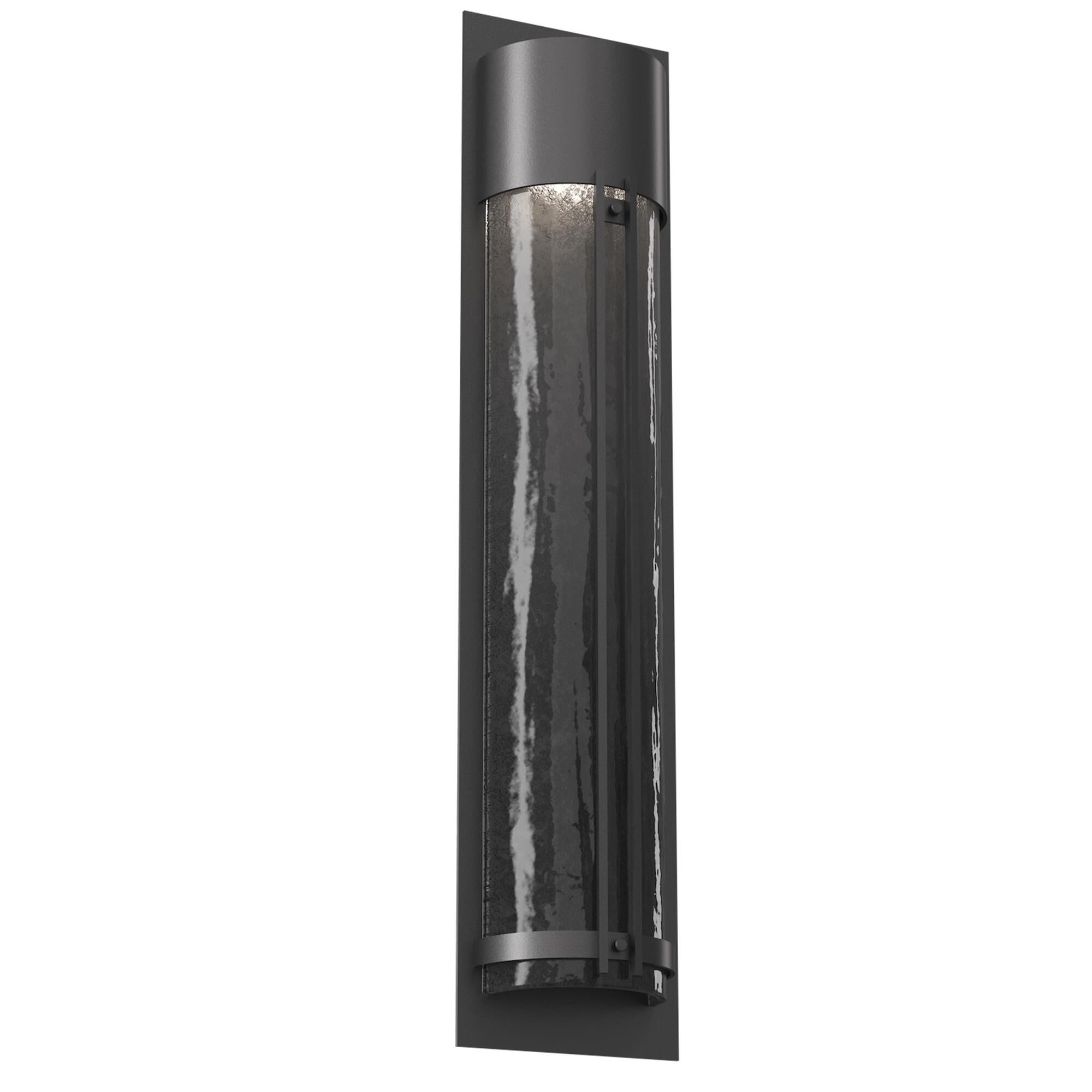 Shown in Argento Grey finish and Smoke Granite glass