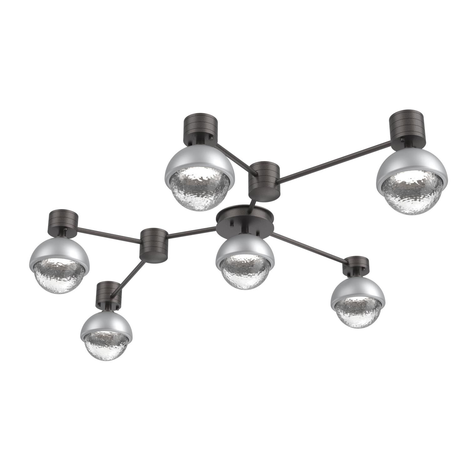 Levi Wilson Cabochon 41 Inch Flush Mount by Hammerton Studio
