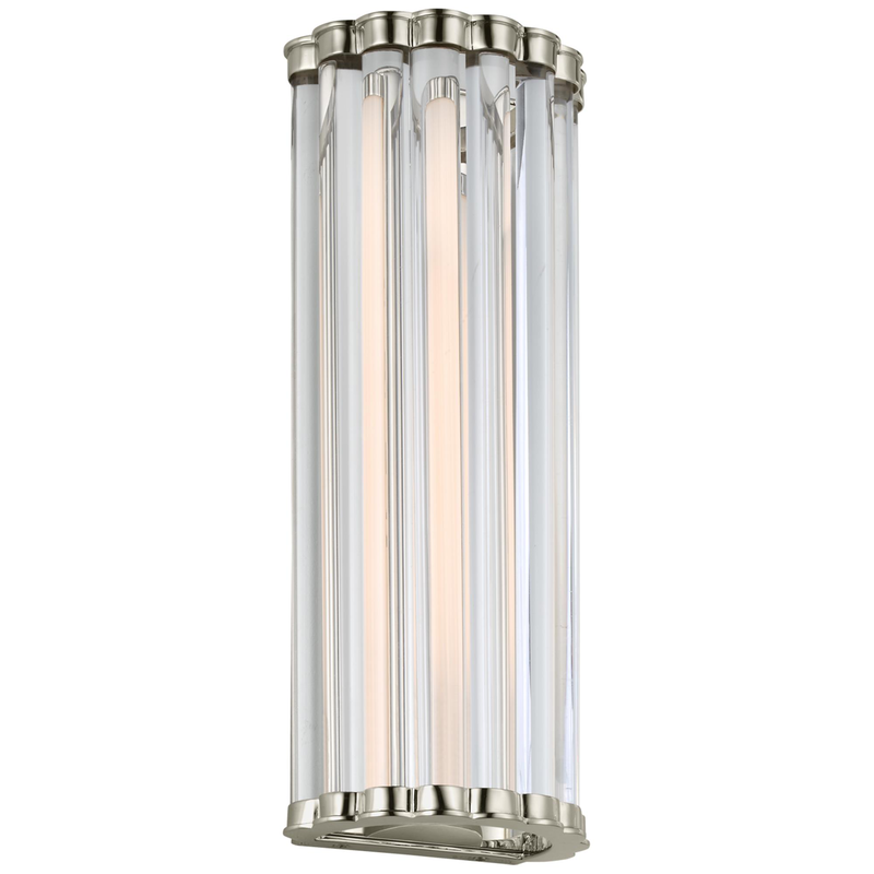 Visual Comfort Signature Collection Chapman & Myers Kean 14 Inch LED Wall Sconce