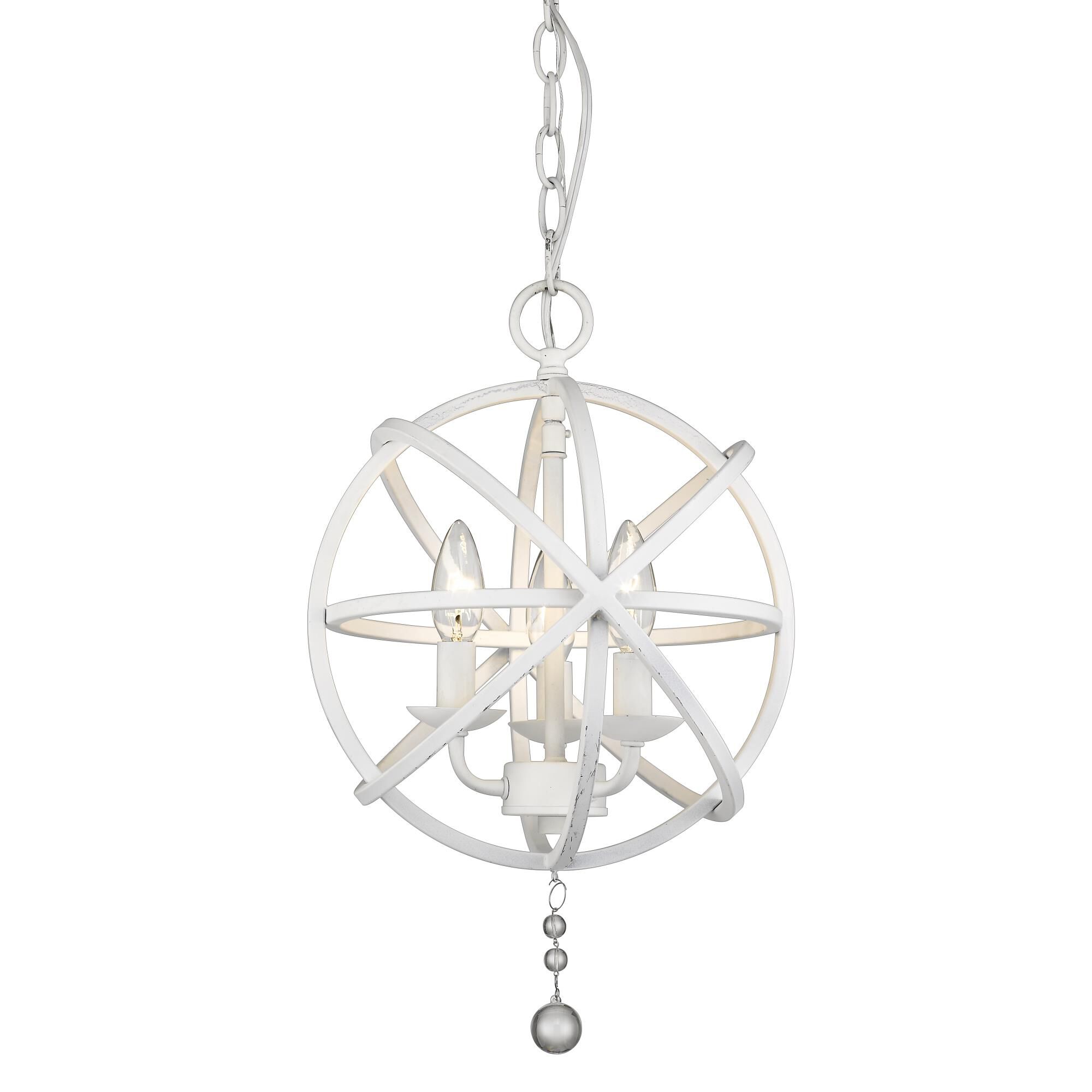 Tull 12 Inch 3 Light Mini Chandelier by Z-Lite