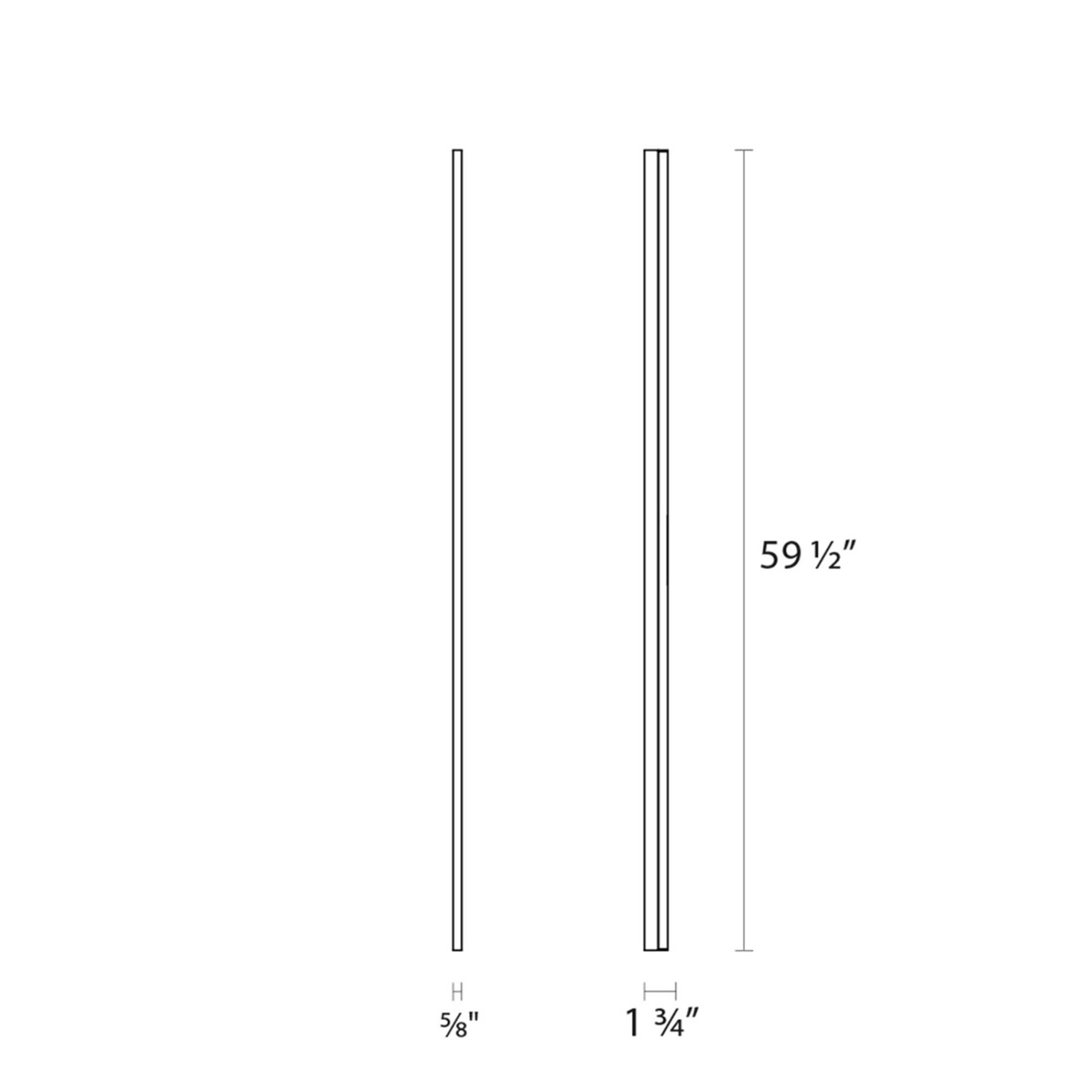 Shown in Bright Satin Aluminum finish