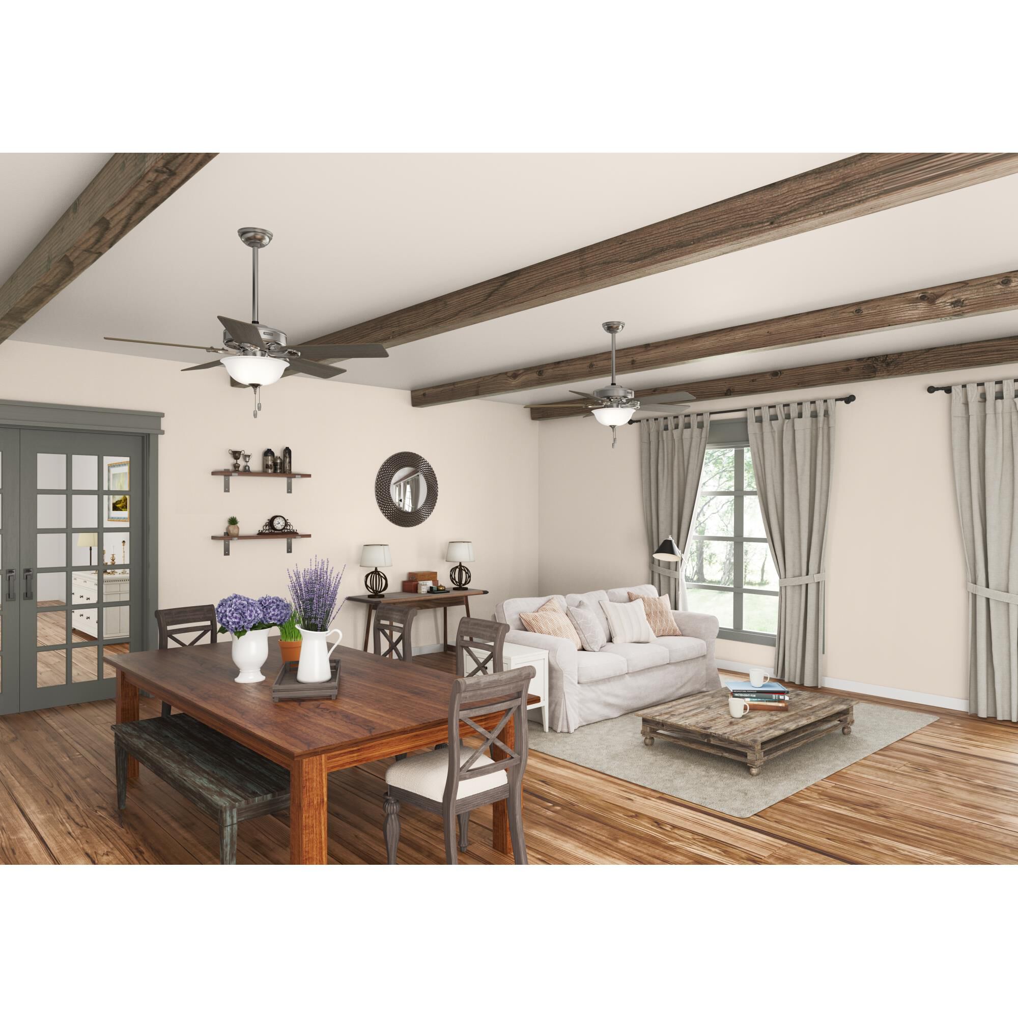 Shown in Brushed Nickel finish