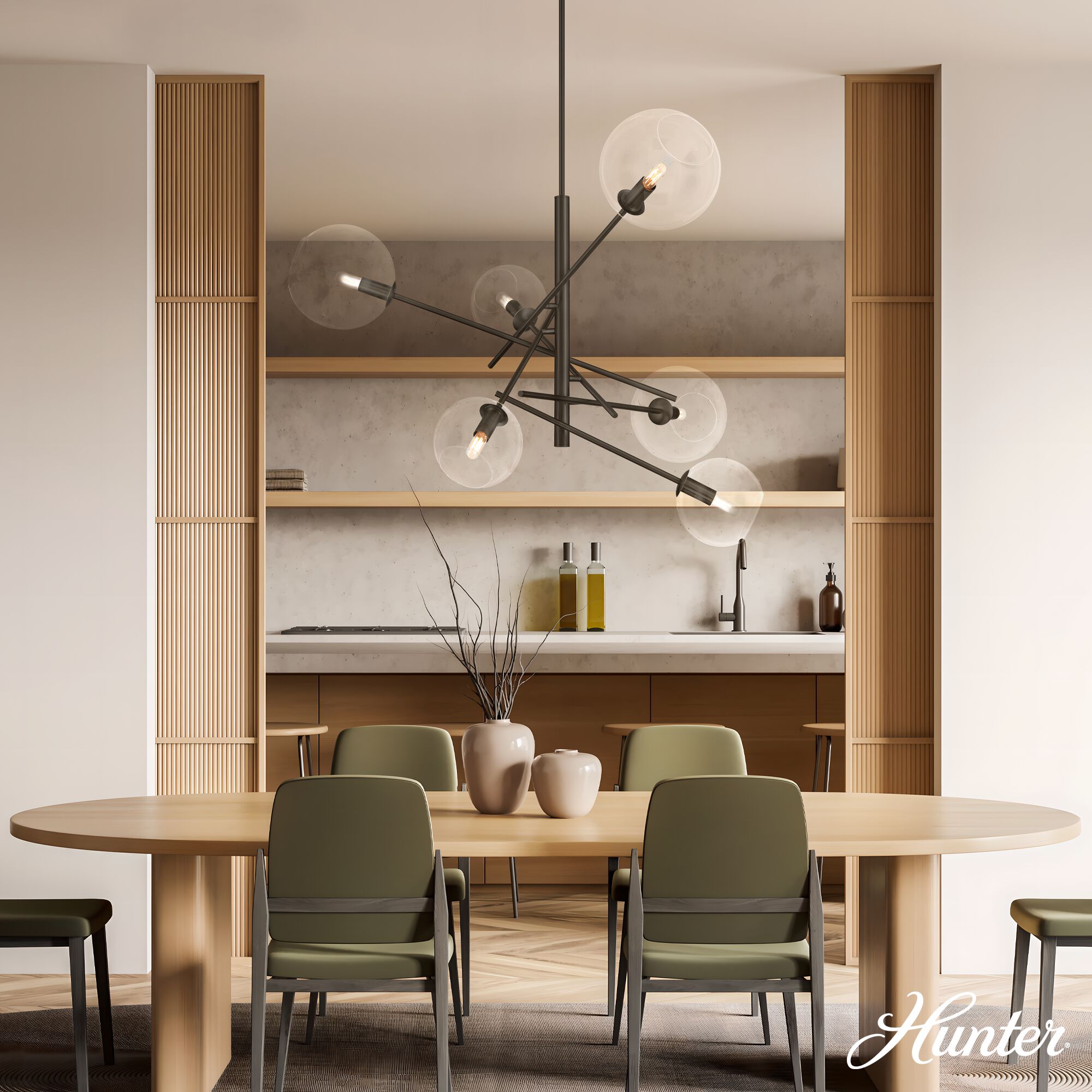 Farling 44 Inch Multi Light Pendant,
