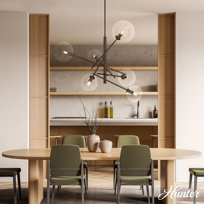 Farling 44 Inch Multi Light Pendant by Hunter Fan