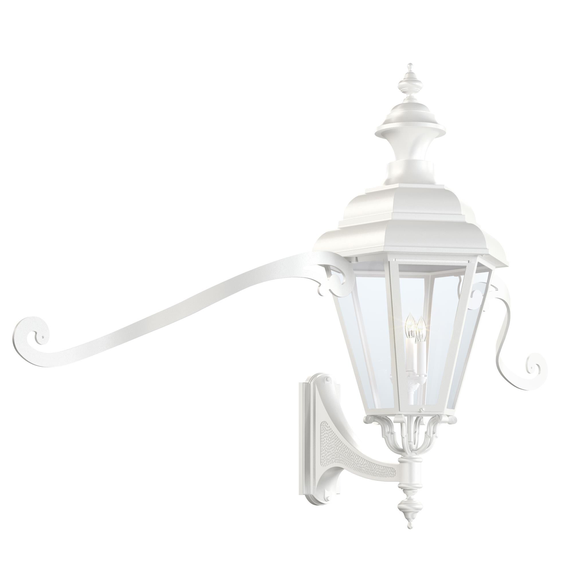 Shown in White finish and Ca glass