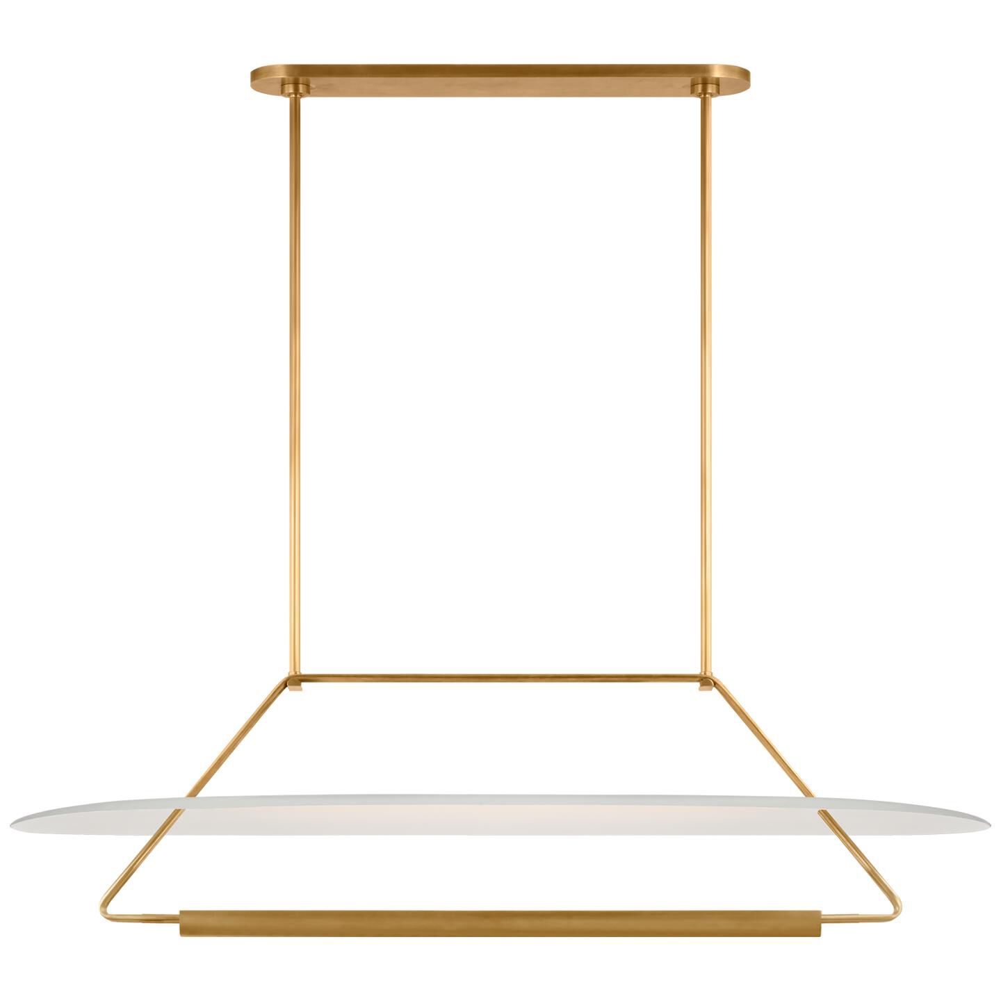 Visual Comfort Signature Collection Kelly Wearstler Teline 54 Inch LED Linear Suspension Light