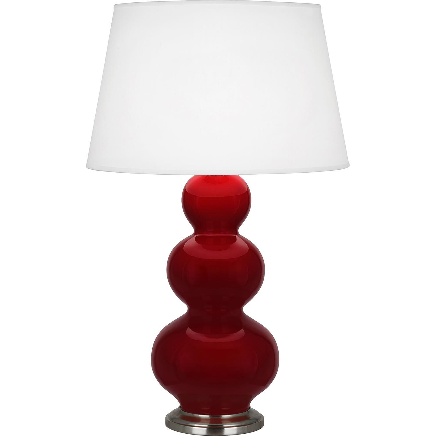 Triple Gourd 33 Inch Table Lamp by Robert Abbey