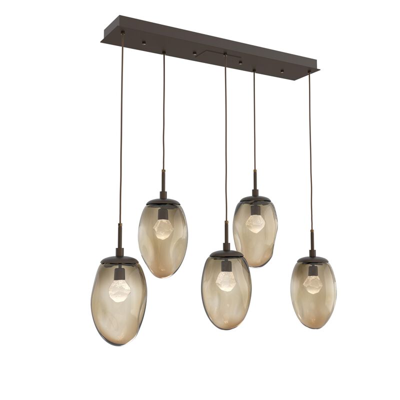Meteo 42 Inch 5 Light LED Multi Light Pendant by Hammerton Studio