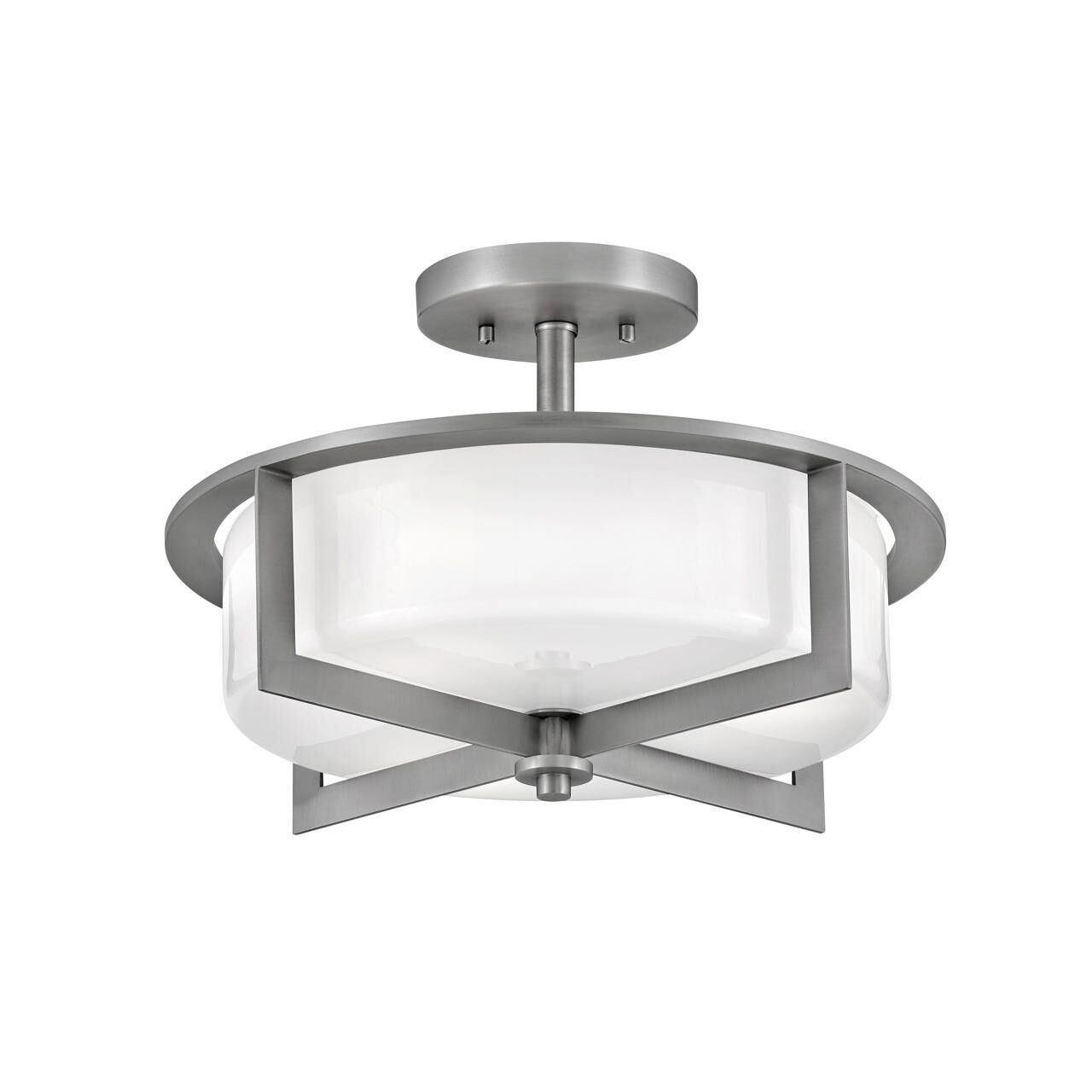Baxley 15 Inch 3 Light LED Semi Flush Mount by Hinkley Lighting