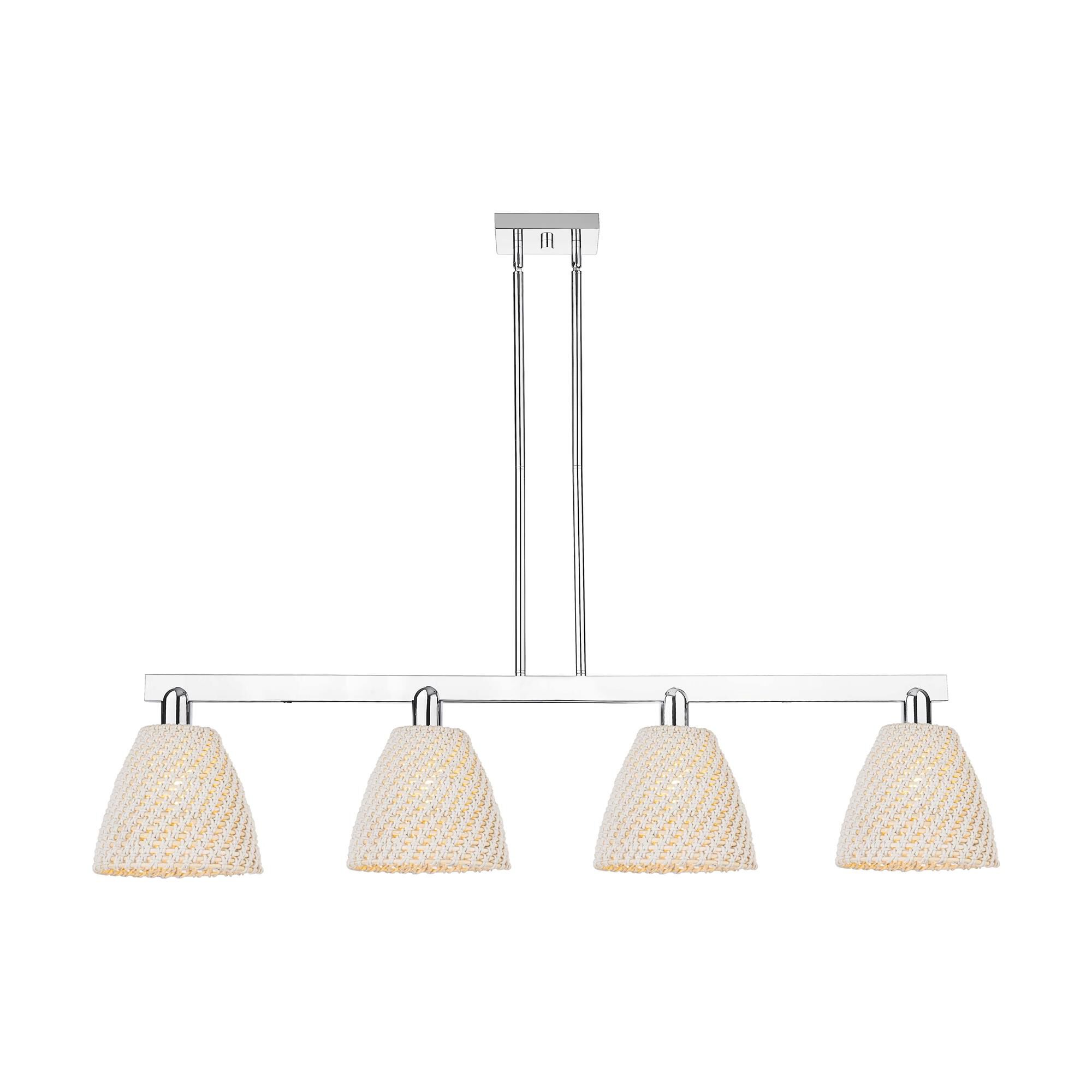 Shown in Polished Chrome finish and Natural shade
