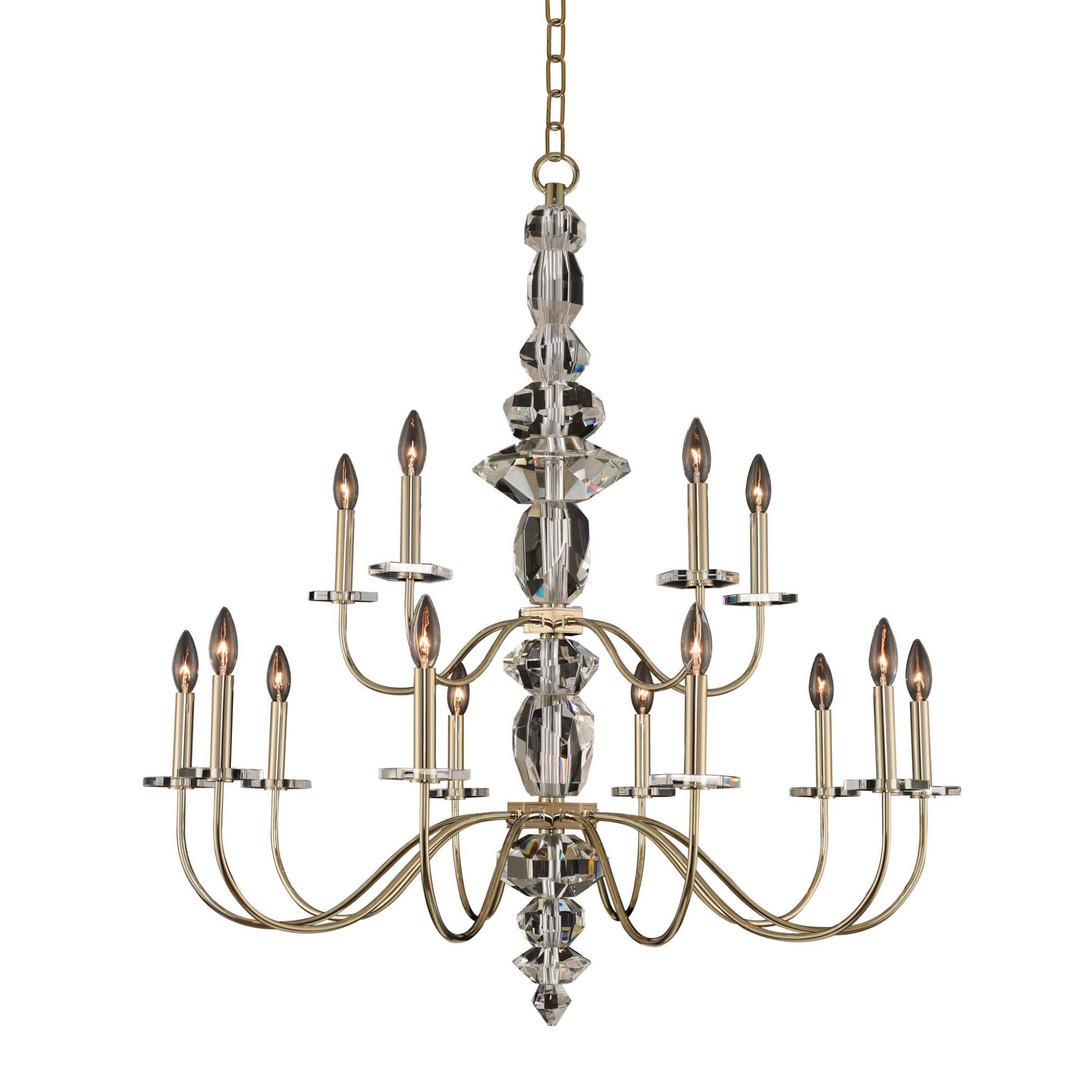 Bolivar 38 Inch 15 Light Chandelier by Allegri