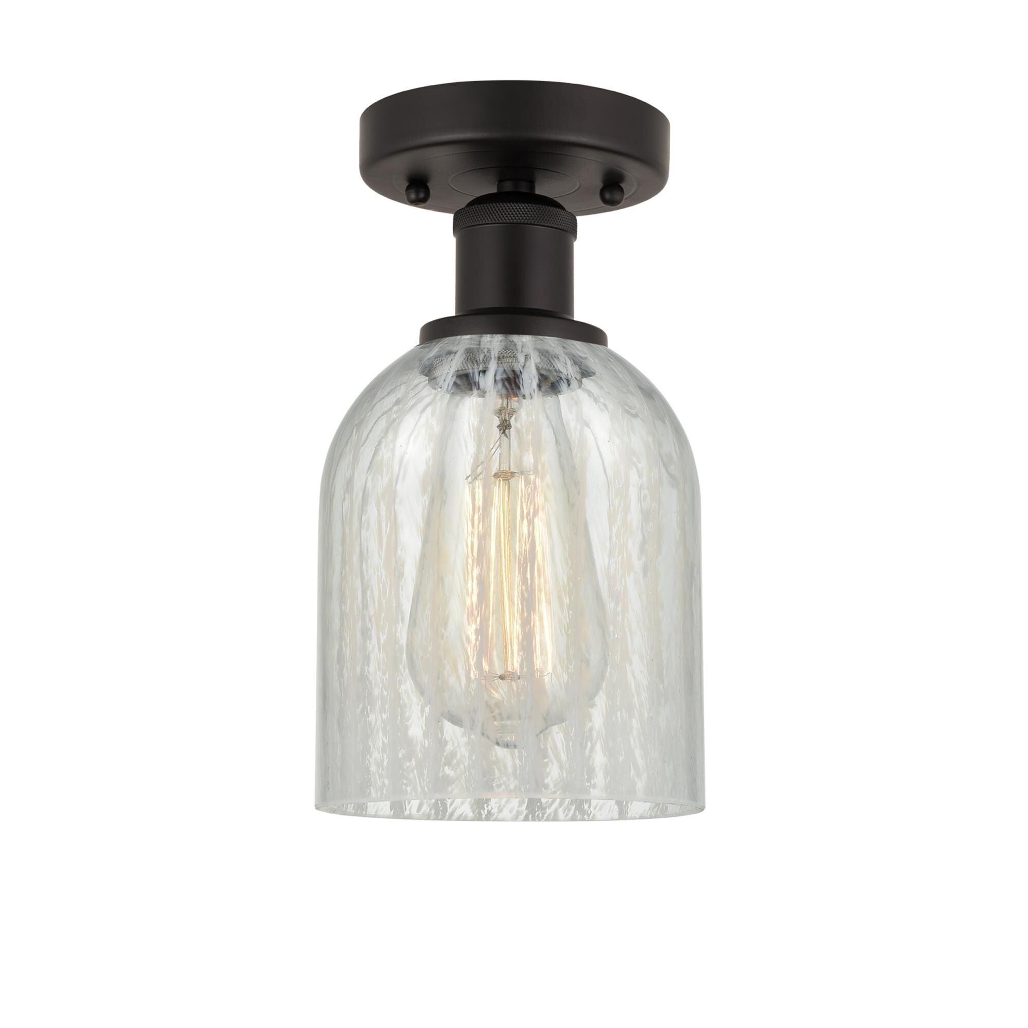 Bruno Marashlian Caledonia 5 Inch 1 Light Semi Flush Mount by Innovations Lighting