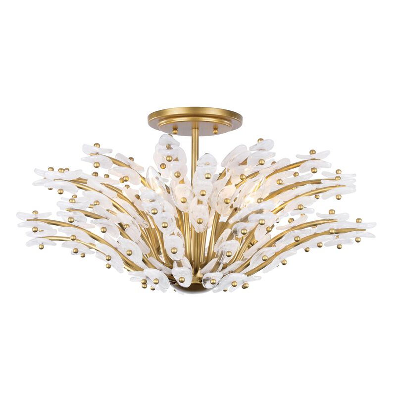Sorra 24 Inch Semi Flush Mount by Metropolitan Lighting