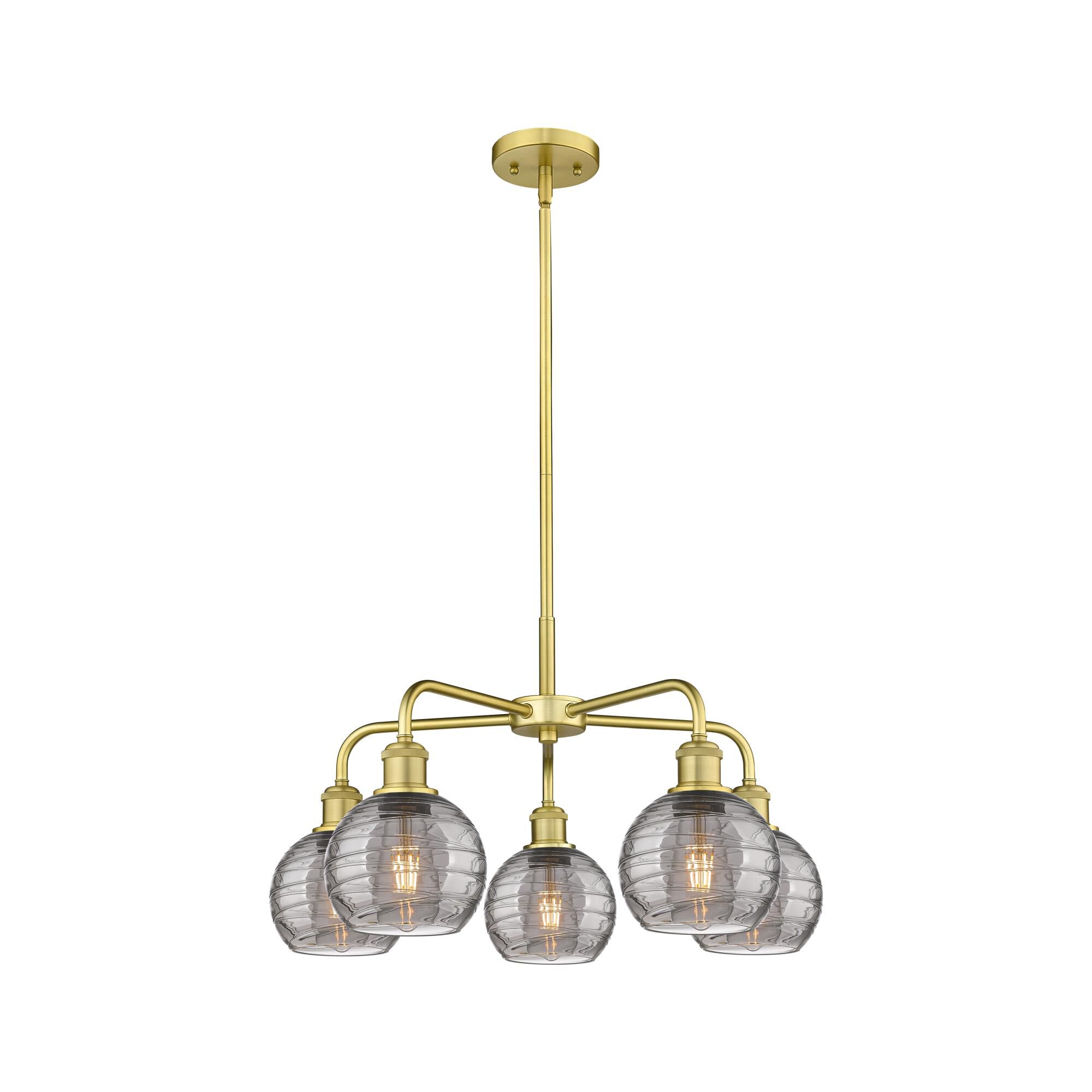 Bruno Marashlian Athens Deco Swirl 24 Inch Chandelier by Innovations Lighting