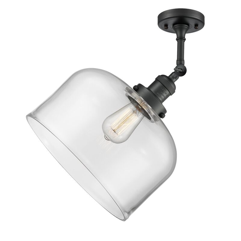 Bruno Marashlian Bell 12 Inch 1 Light Semi Flush Mount by Innovations Lighting