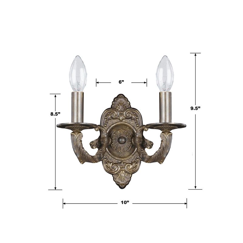 Paris Market 10 Inch Wall Sconce by Crystorama