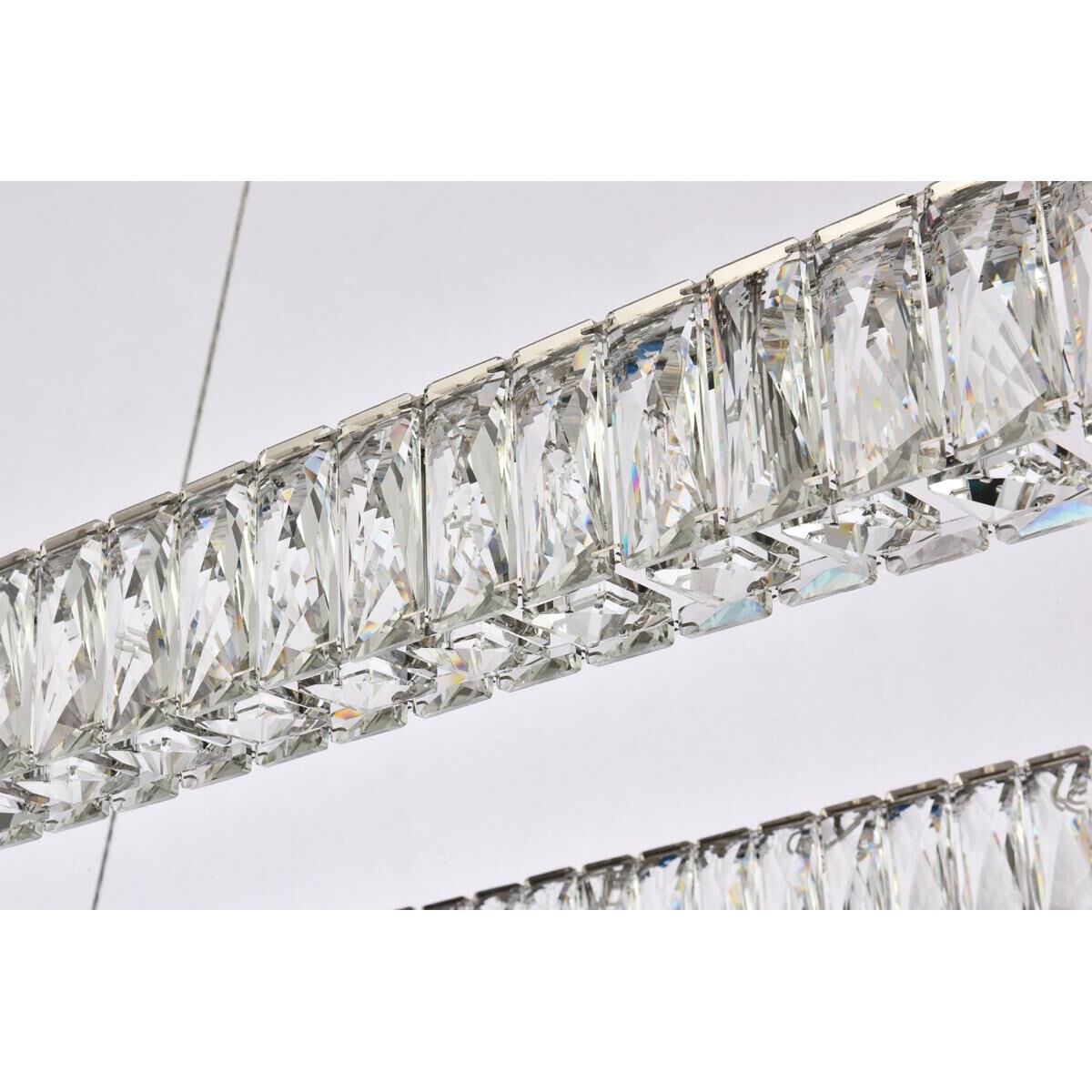 Elegant Lighting Monroe 50 Inch LED Linear Suspension Light