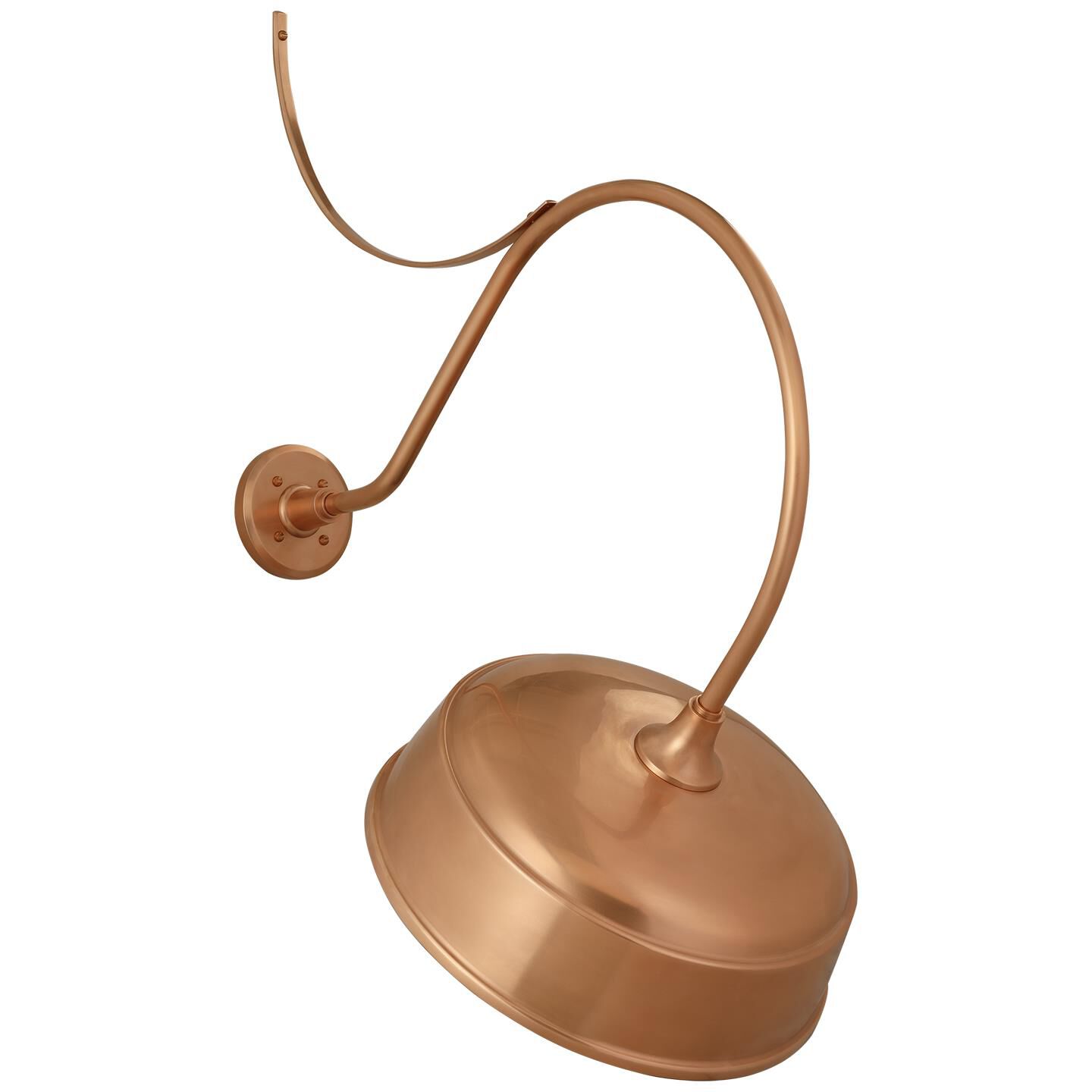 Shown in Soft Copper finish and Copper shade