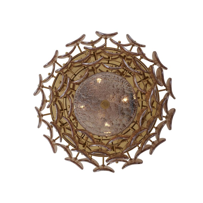 Uroko 20 Inch 4 Light Flush Mount by Kalco