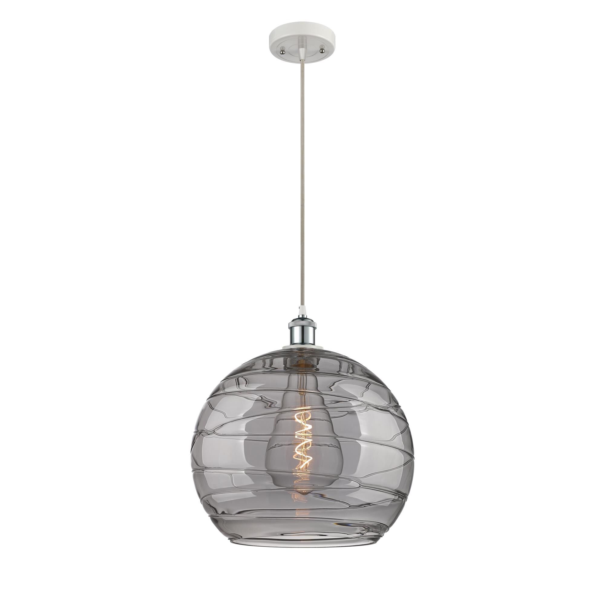 Bruno Marashlian Athens Deco Swirl 14 Inch Large Pendant by Innovations Lighting