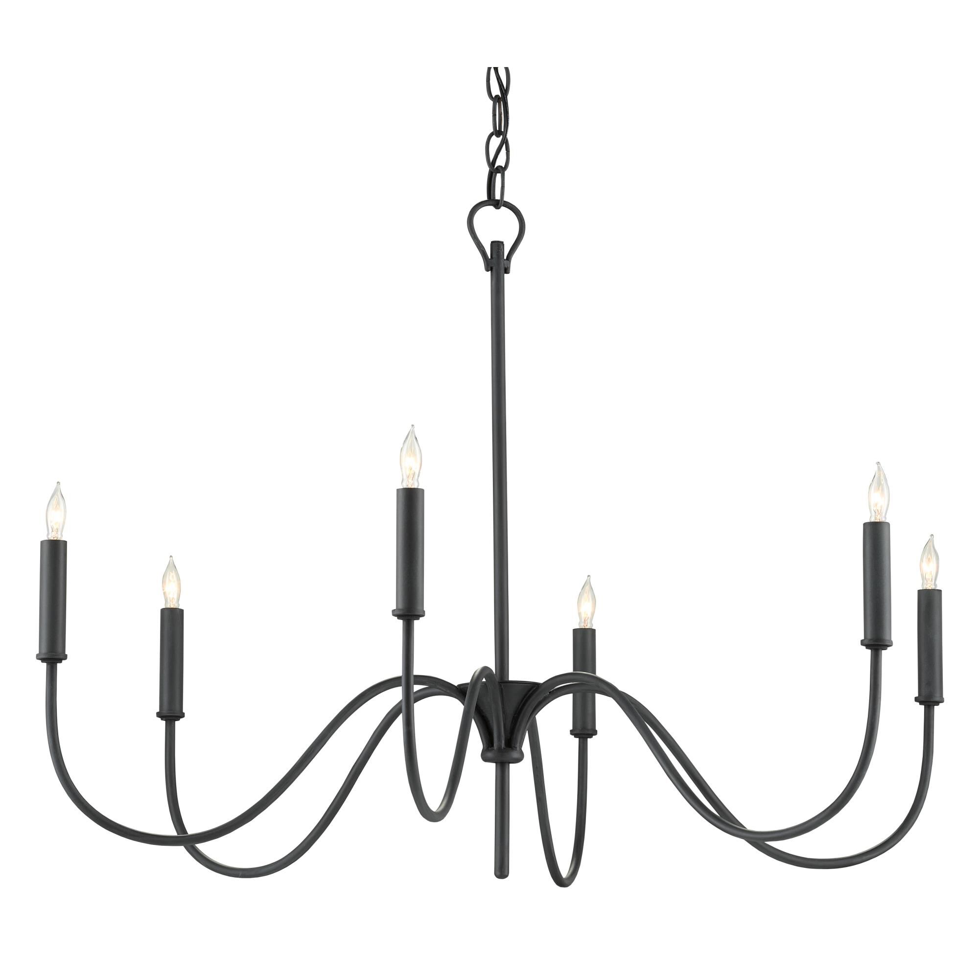 Tirrell 6 Light Chandelier by Currey and Company