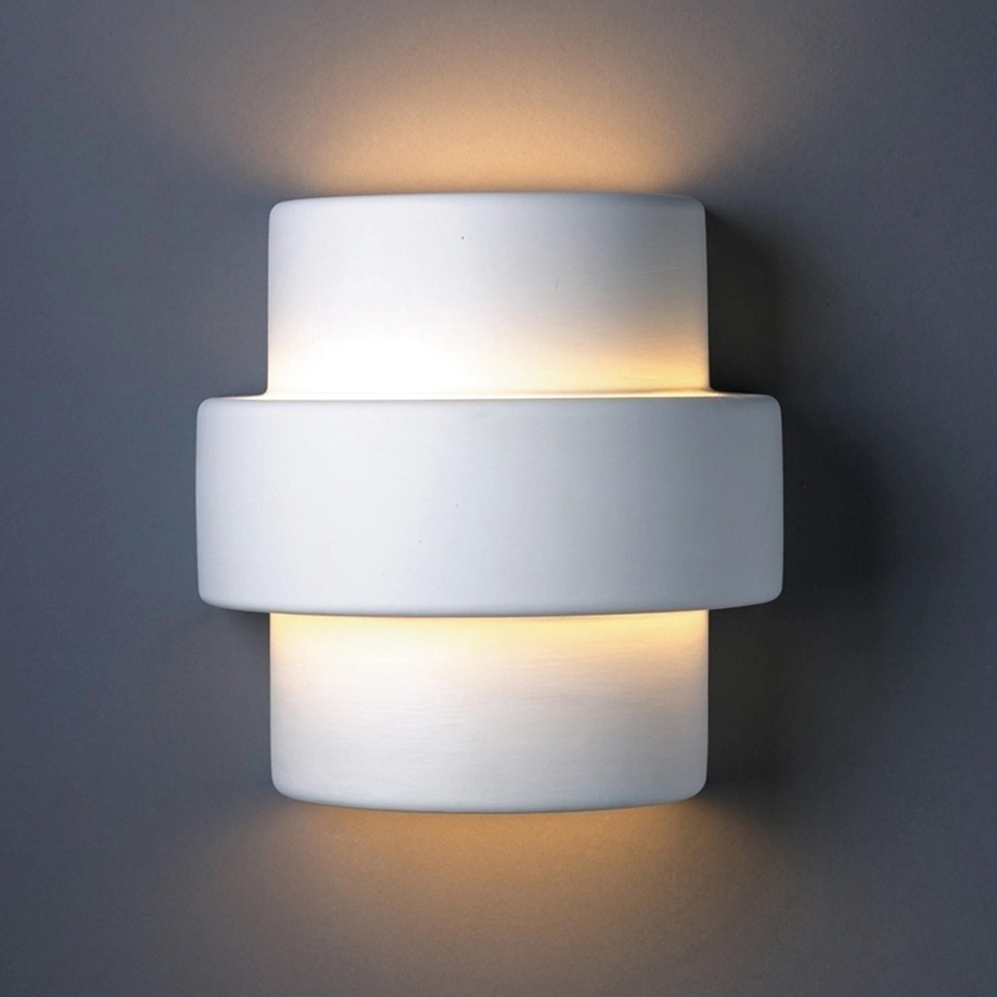 Ambiance 10 Inch Tall Outdoor Wall Light by Justice Design Group