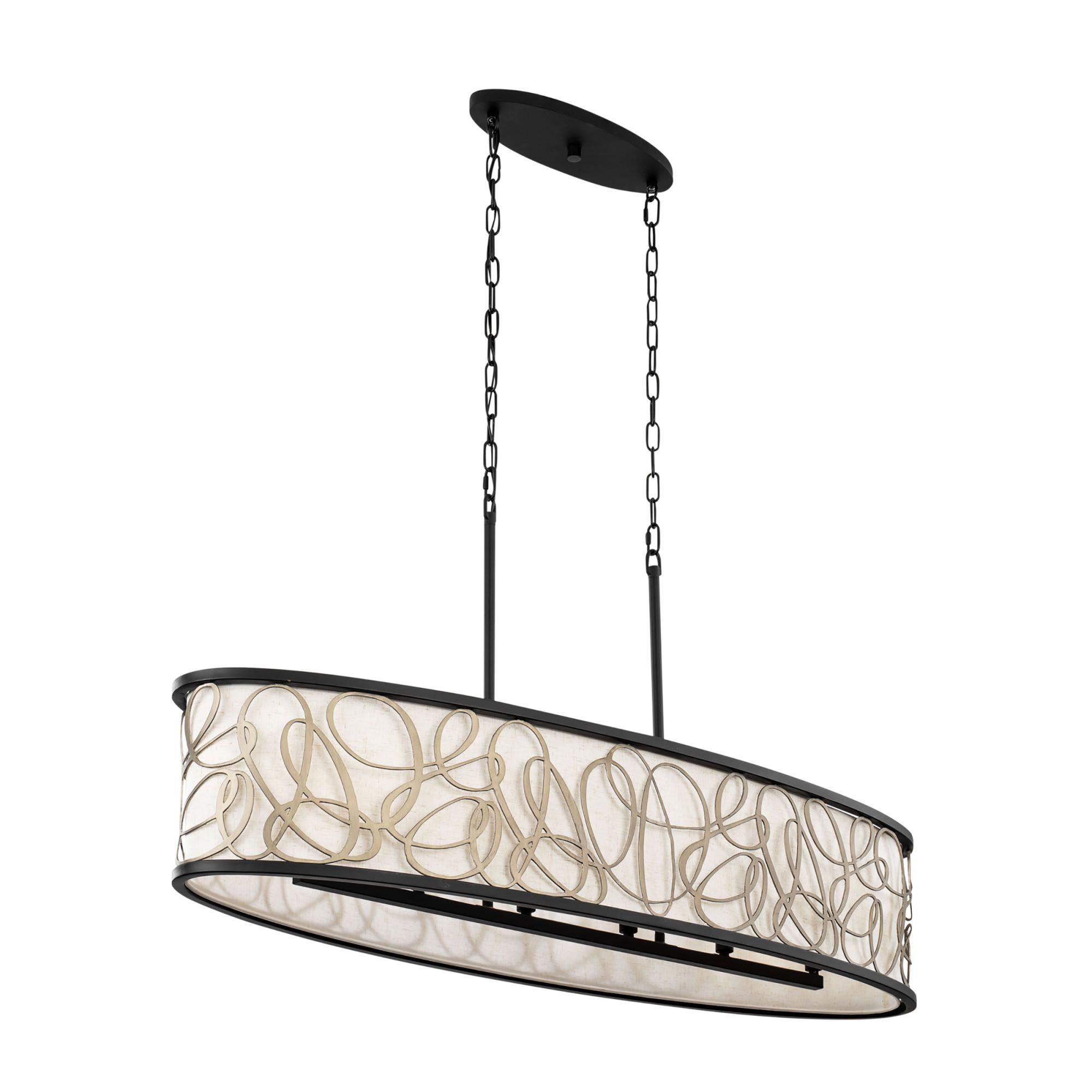 Scribble 48 Inch 6 Light Linear Suspension Light by Varaluz
