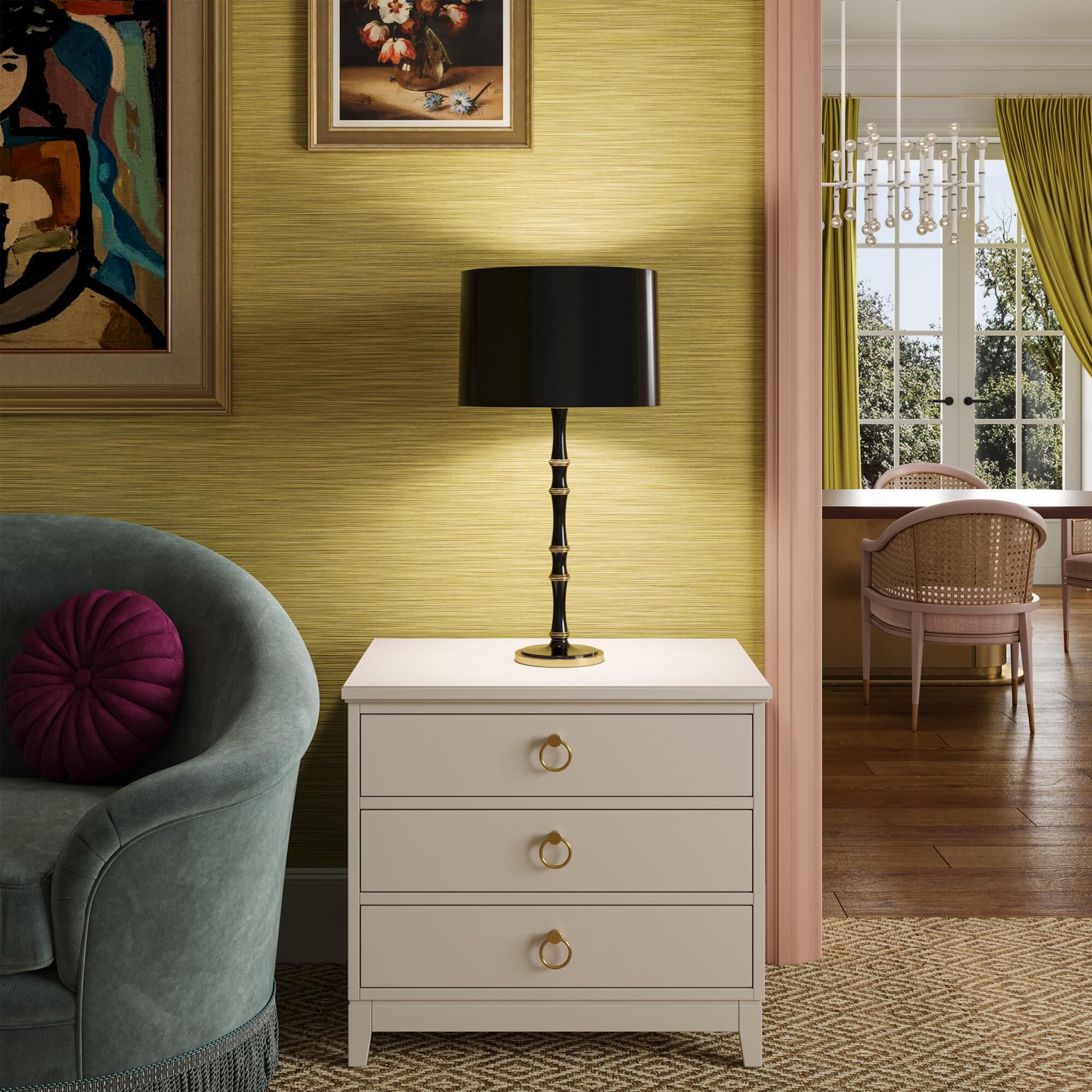 Kane 31 Inch Table Lamp by Robert Abbey