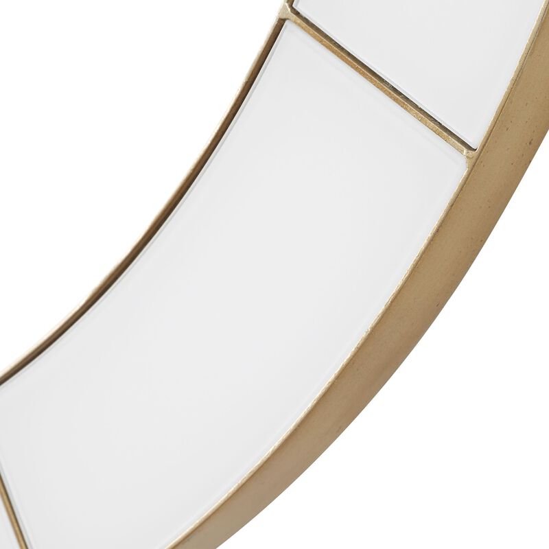 Ivory Halo Clock by Uttermost