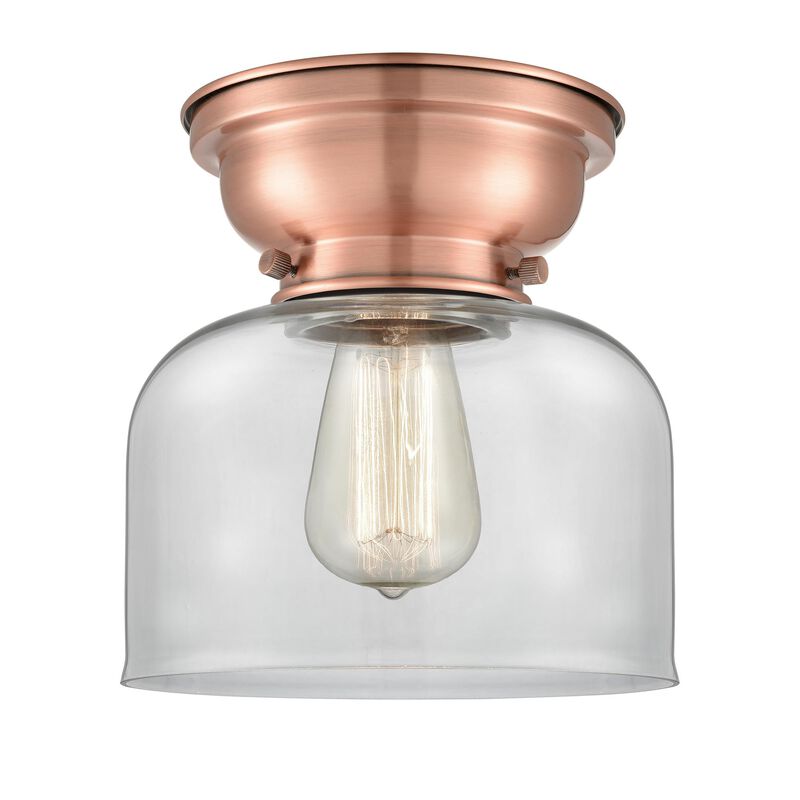 Bruno Marashlian Large Bell 8 Inch 1 Light Flush Mount by Innovations Lighting