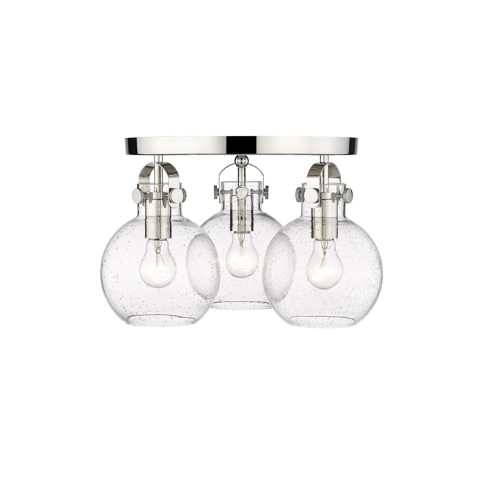 Bruno Marashlian Newton Sphere 19 Inch 3 Light Flush Mount by Innovations Lighting